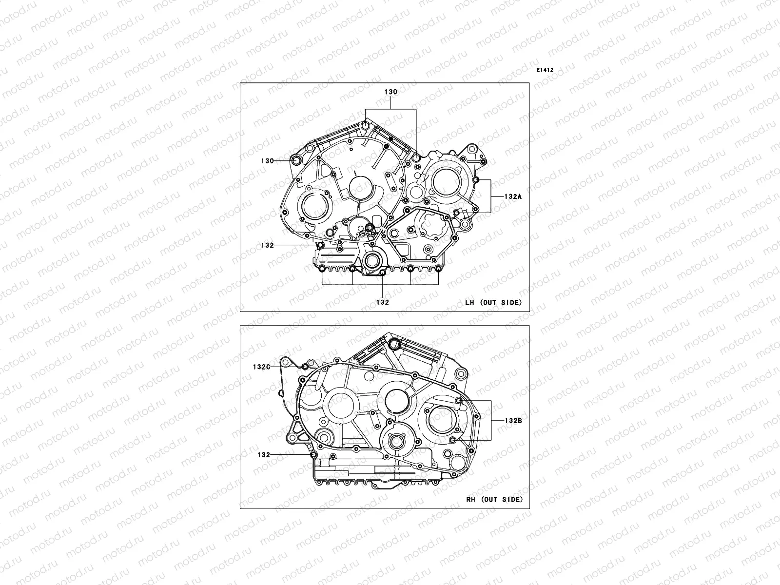 Crankcase Bolt Pattern