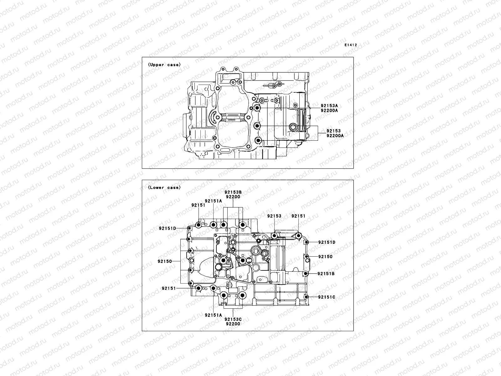 Crankcase Bolt Pattern