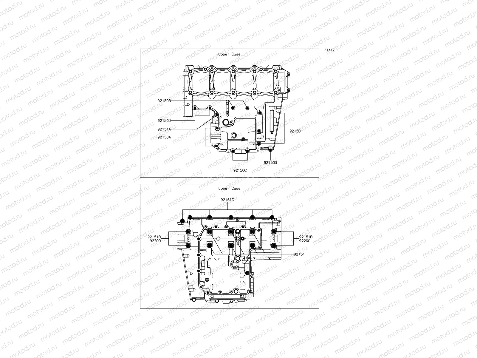 Crankcase Bolt Pattern