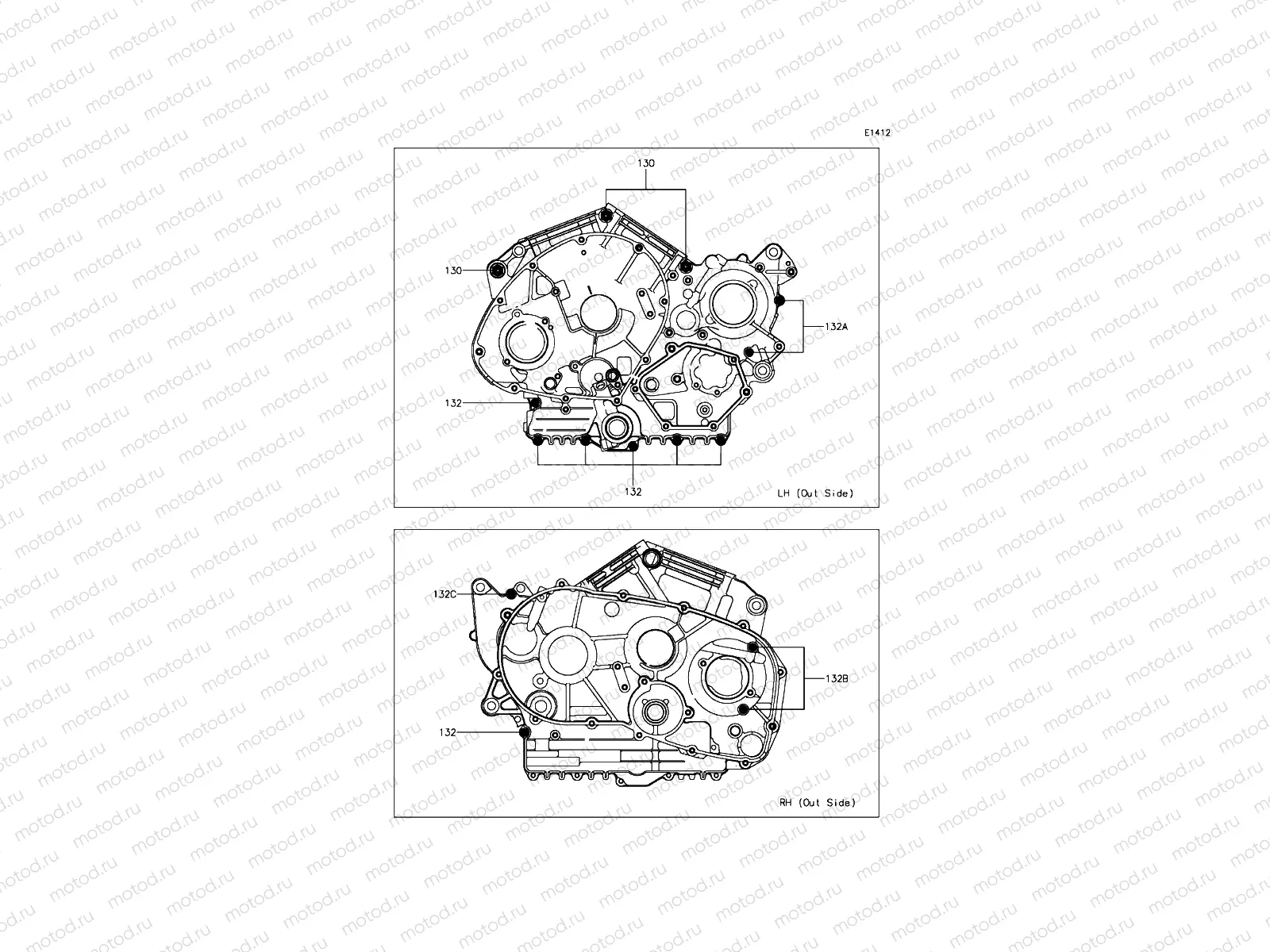 Crankcase Bolt Pattern