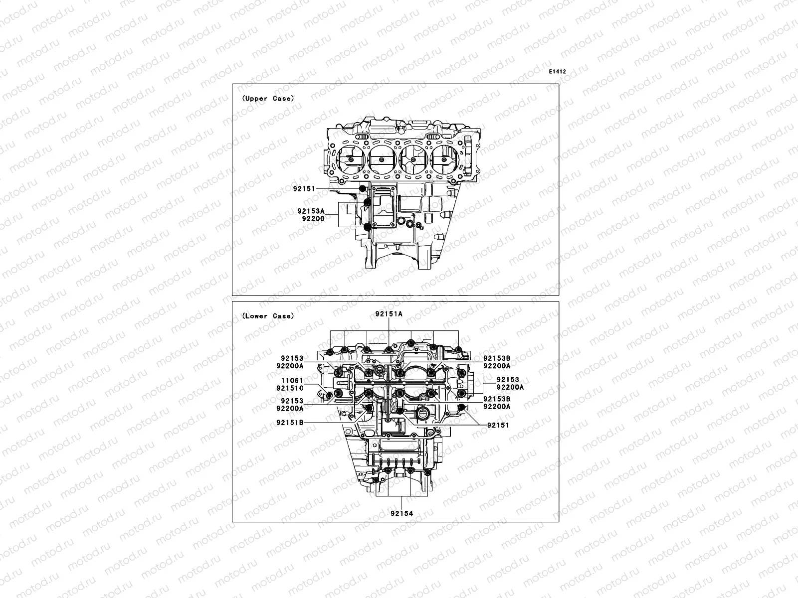 Crankcase Bolt Pattern