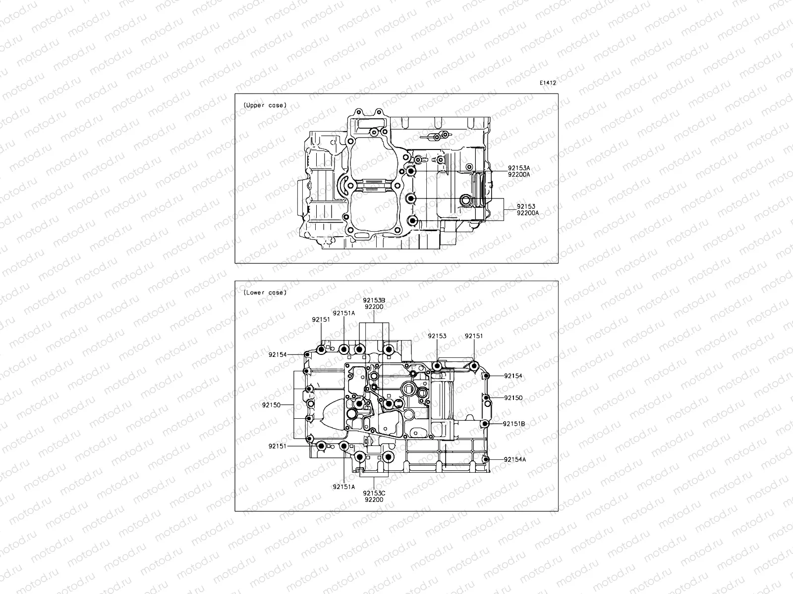 Crankcase Bolt Pattern