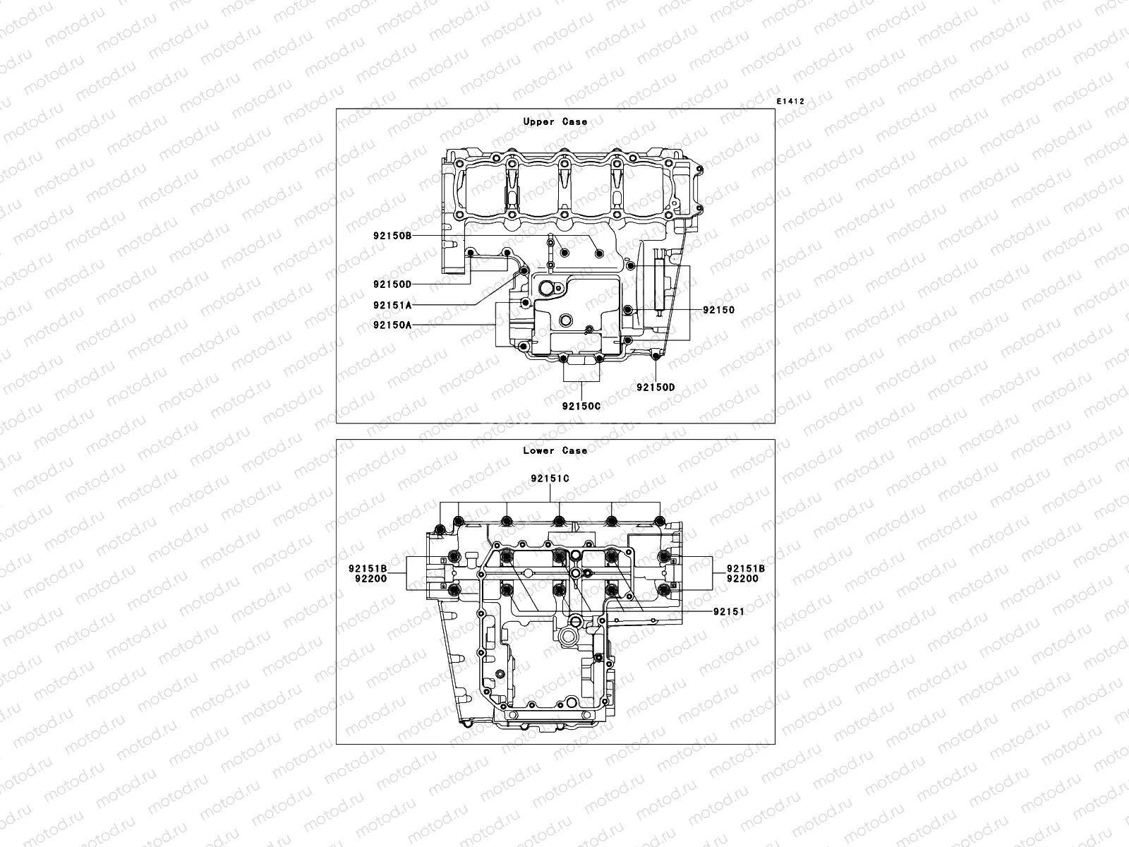 Crankcase Bolt Pattern