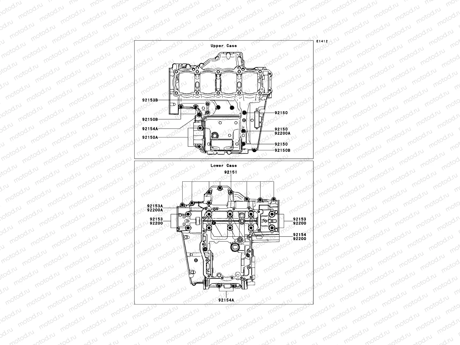 Crankcase Bolt Pattern