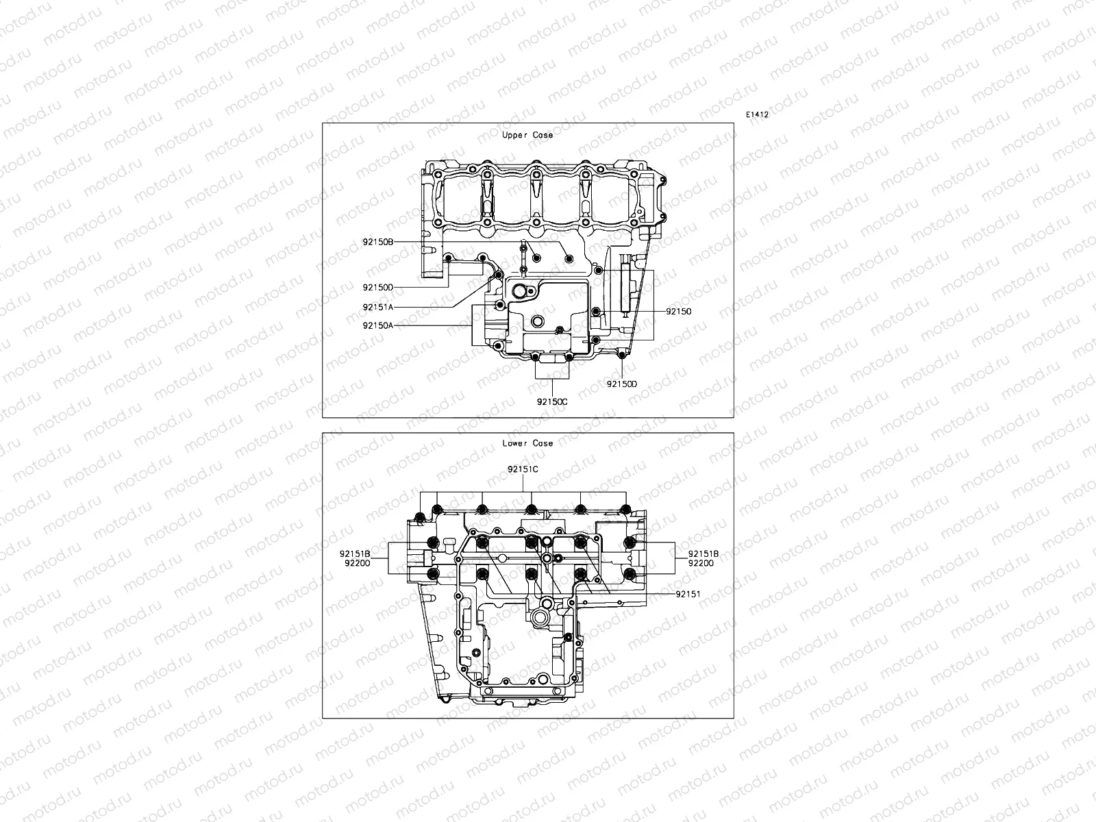 Crankcase Bolt Pattern