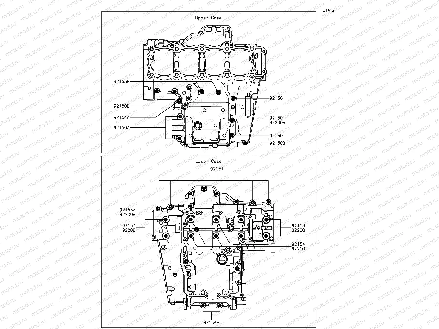 Crankcase Bolt Pattern