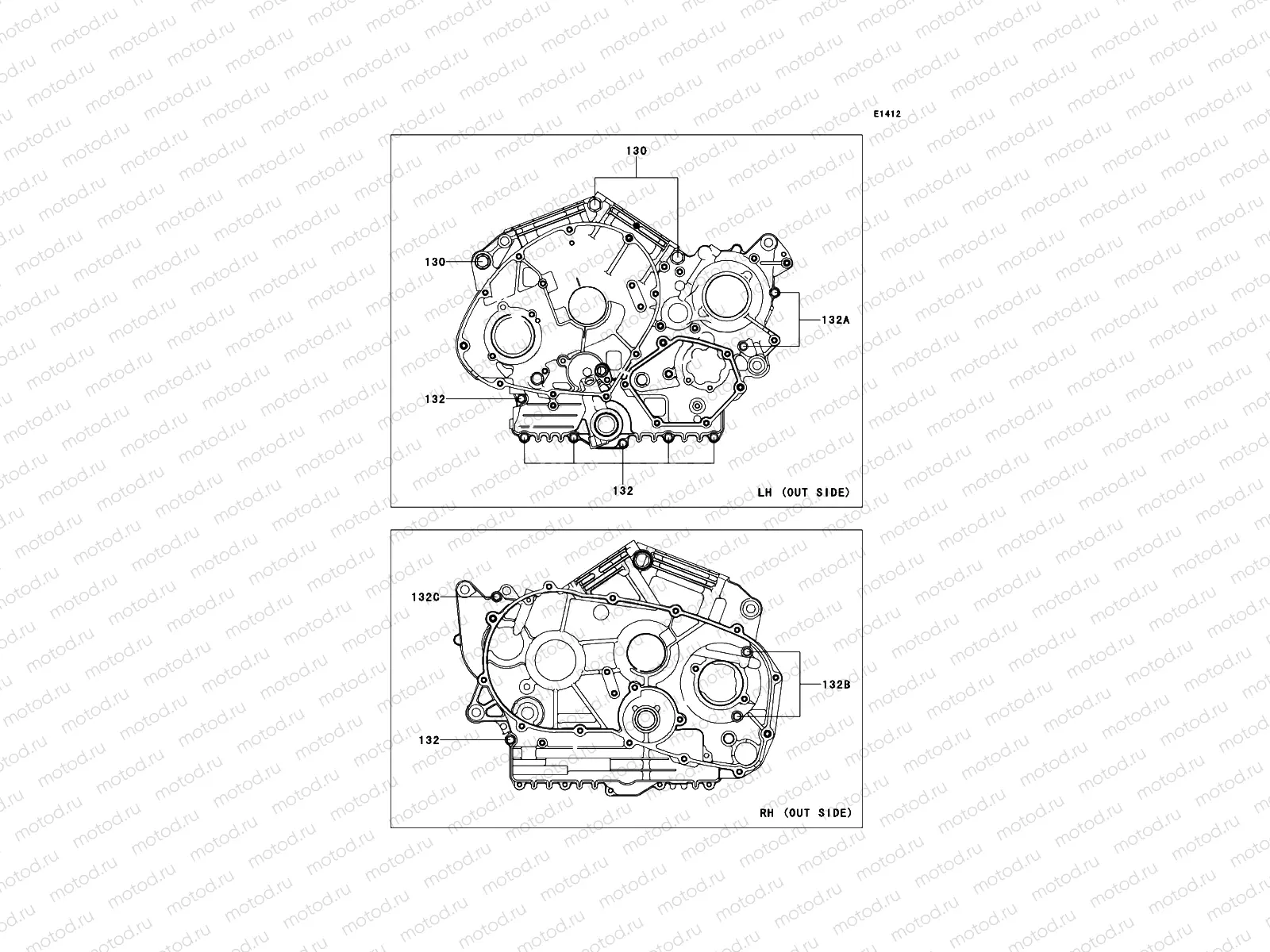 Crankcase Bolt Pattern