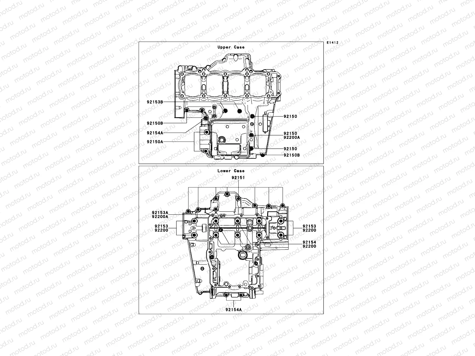 Crankcase Bolt Pattern