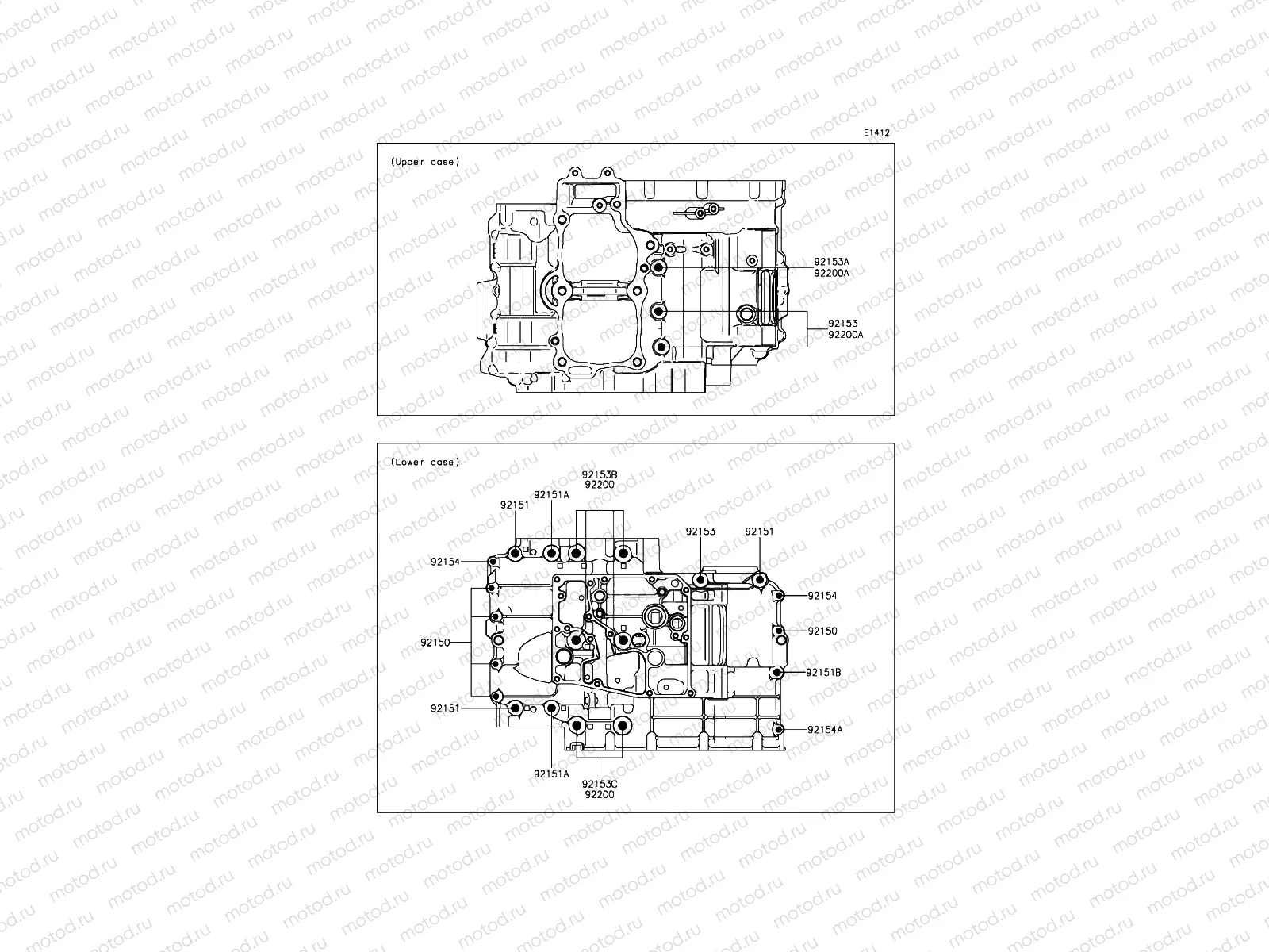 Crankcase Bolt Pattern