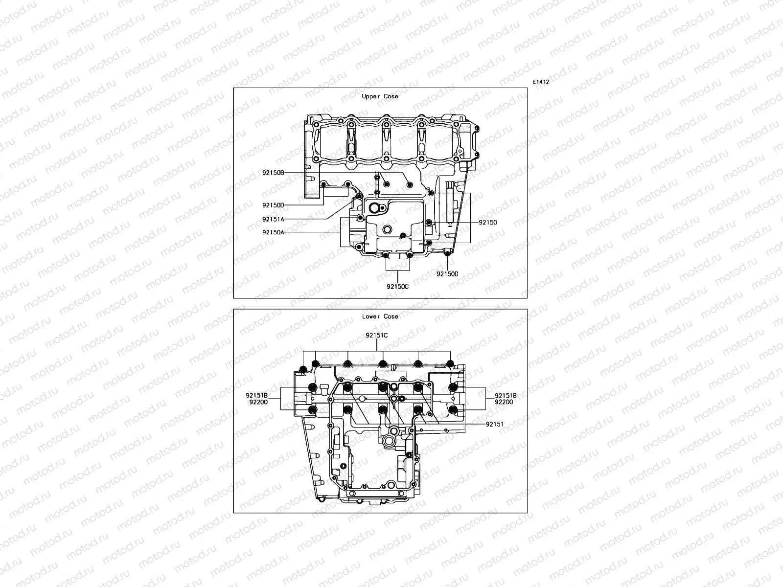Crankcase Bolt Pattern