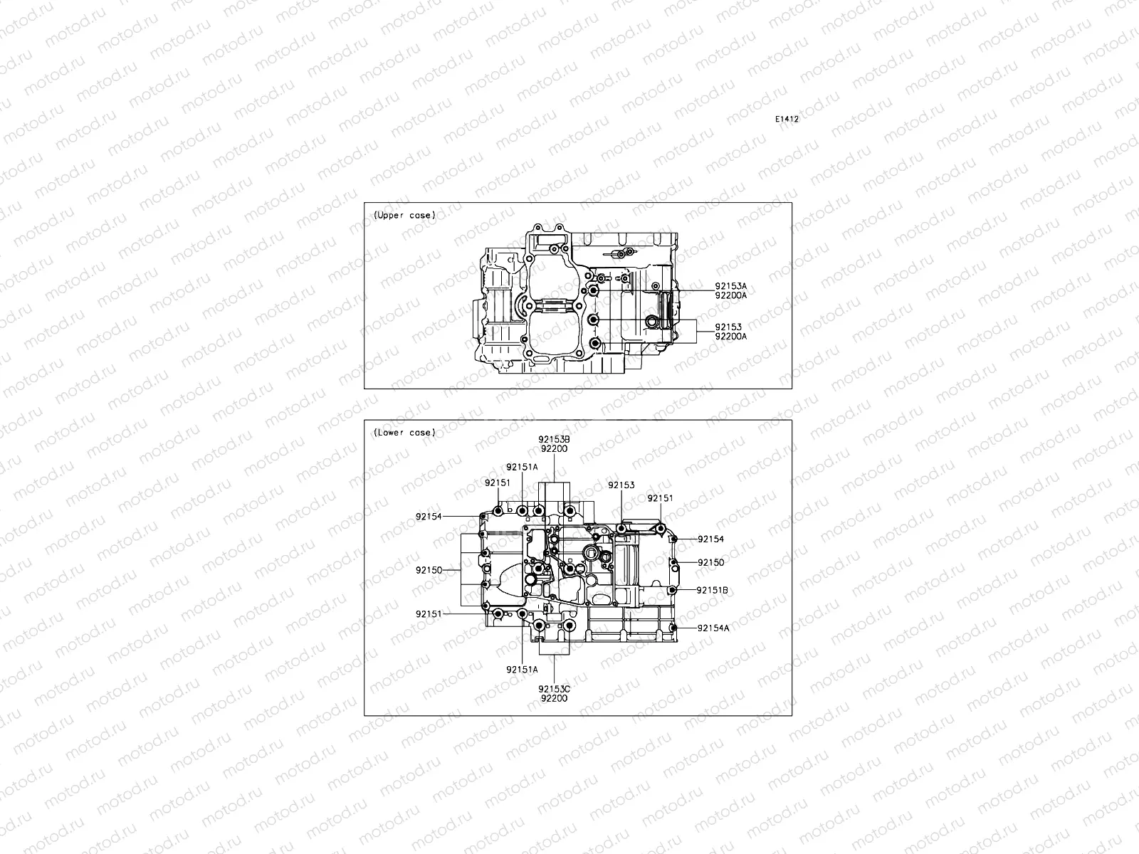 Crankcase Bolt Pattern