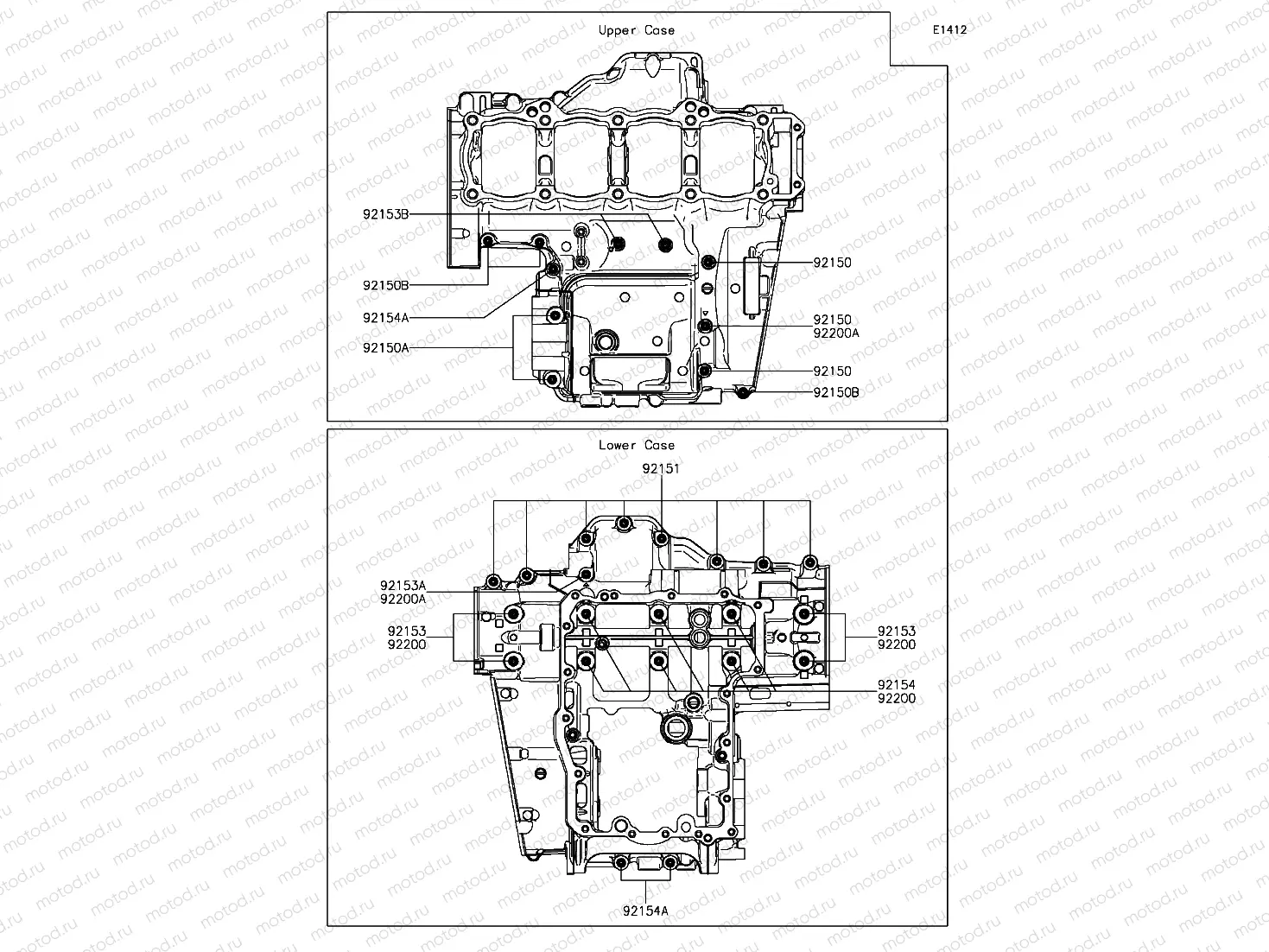 Crankcase Bolt Pattern