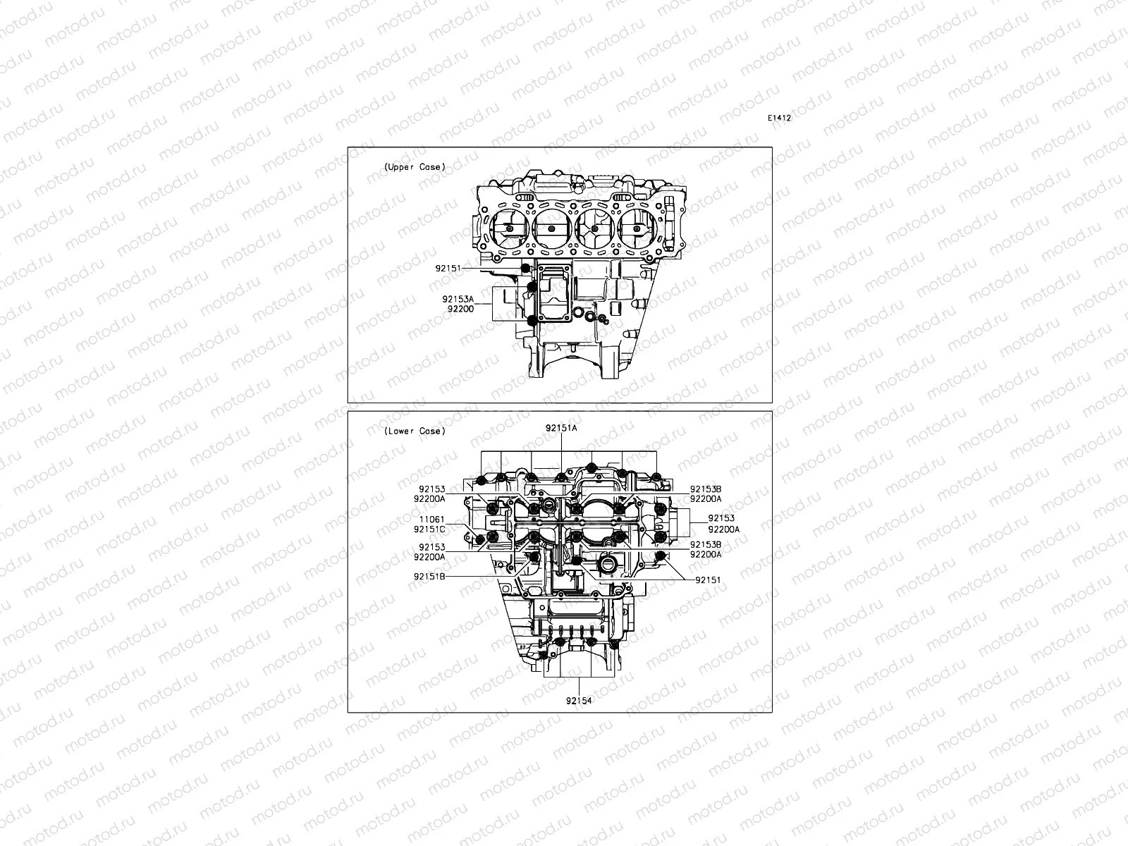 Crankcase Bolt Pattern