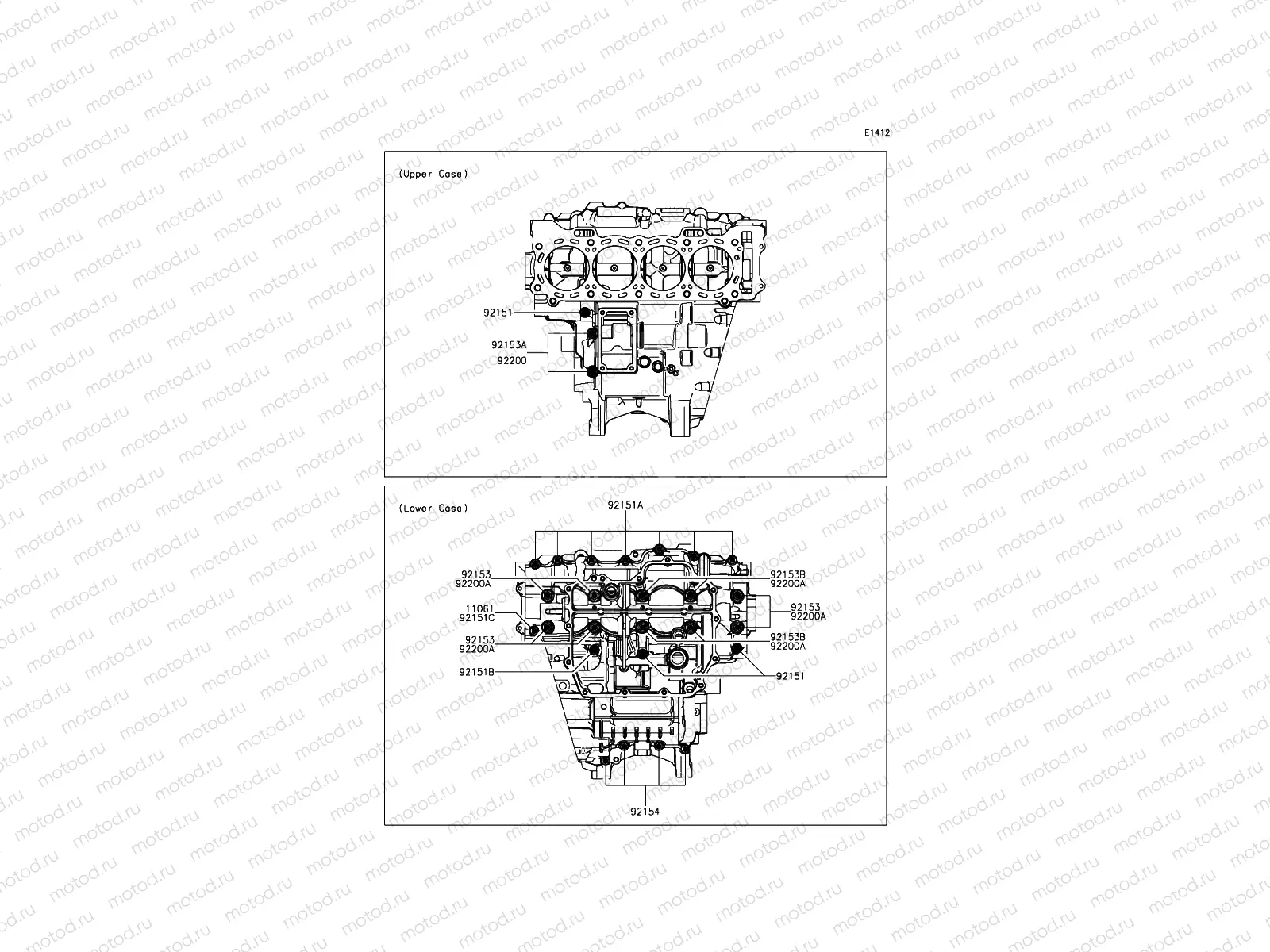 Crankcase Bolt Pattern