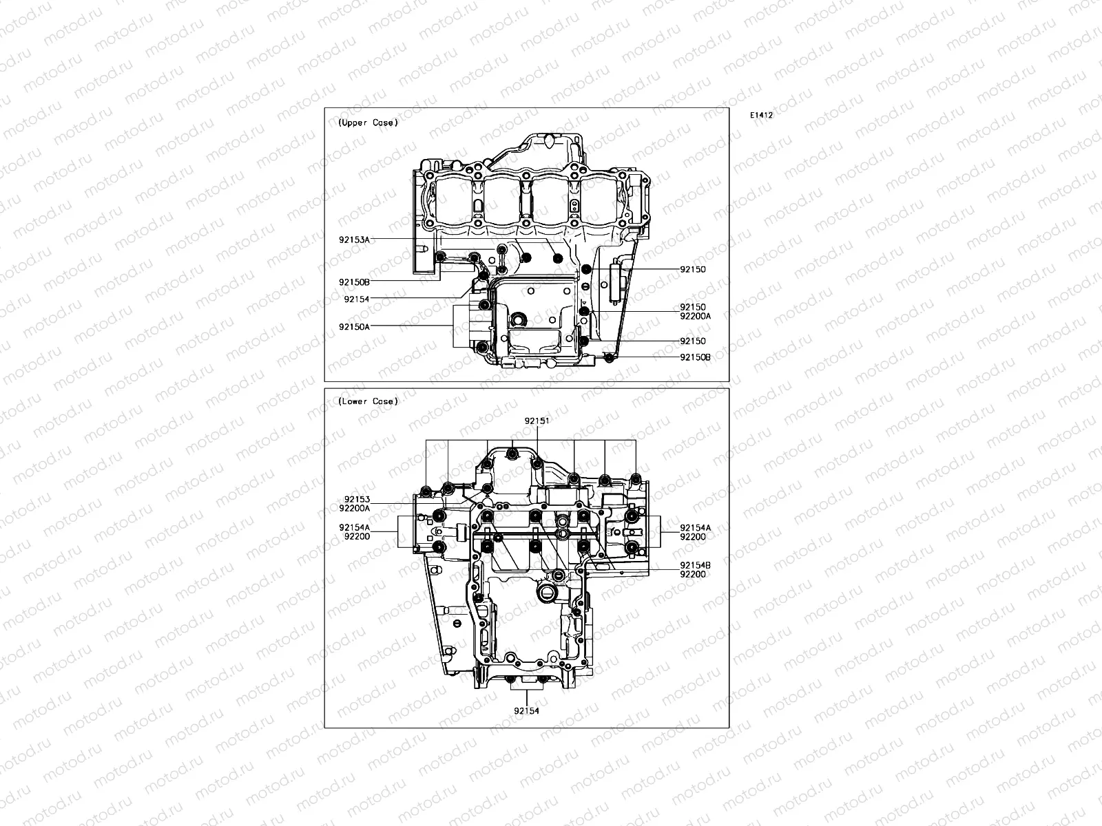 Crankcase Bolt Pattern