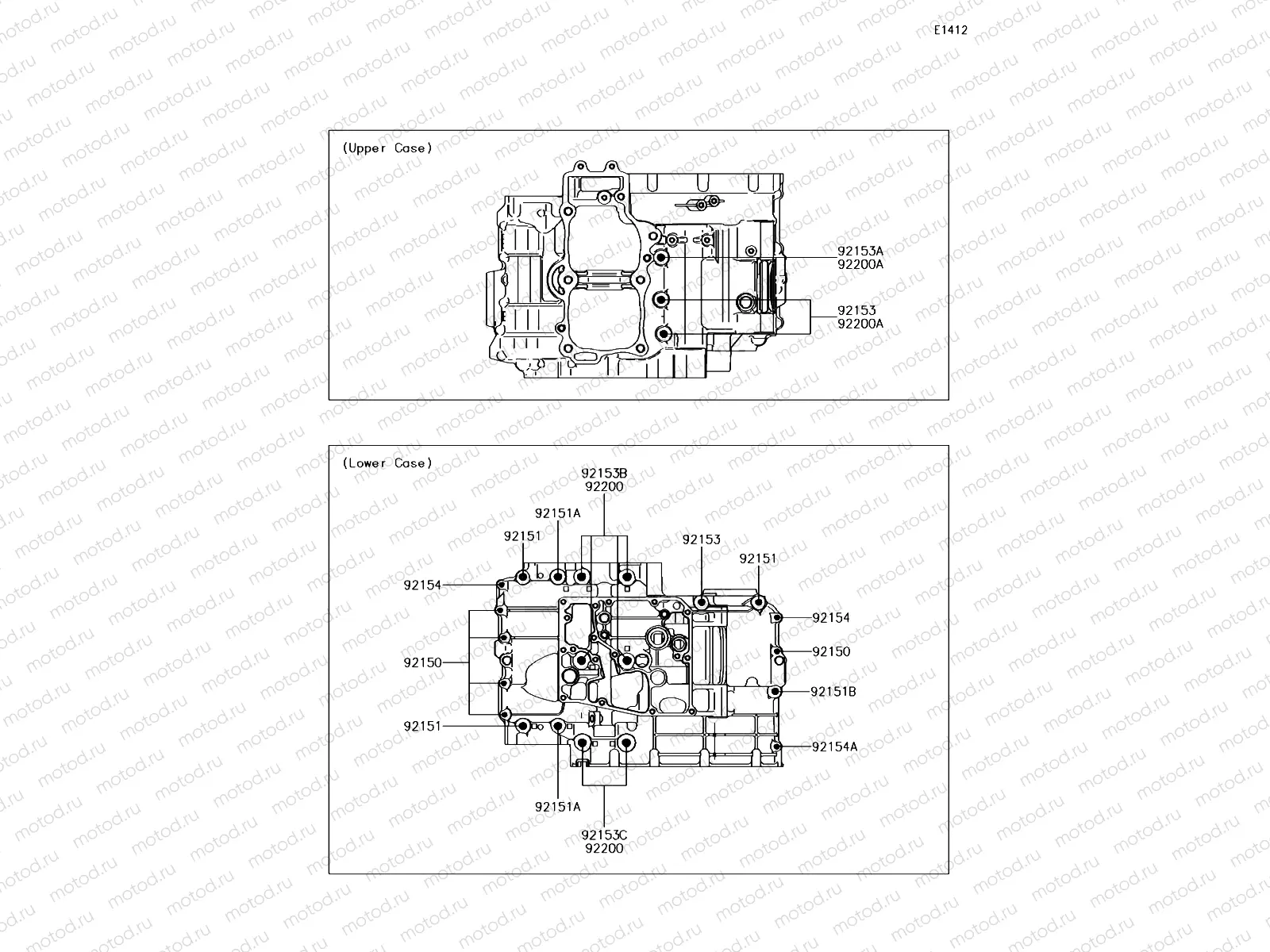 Crankcase Bolt Pattern