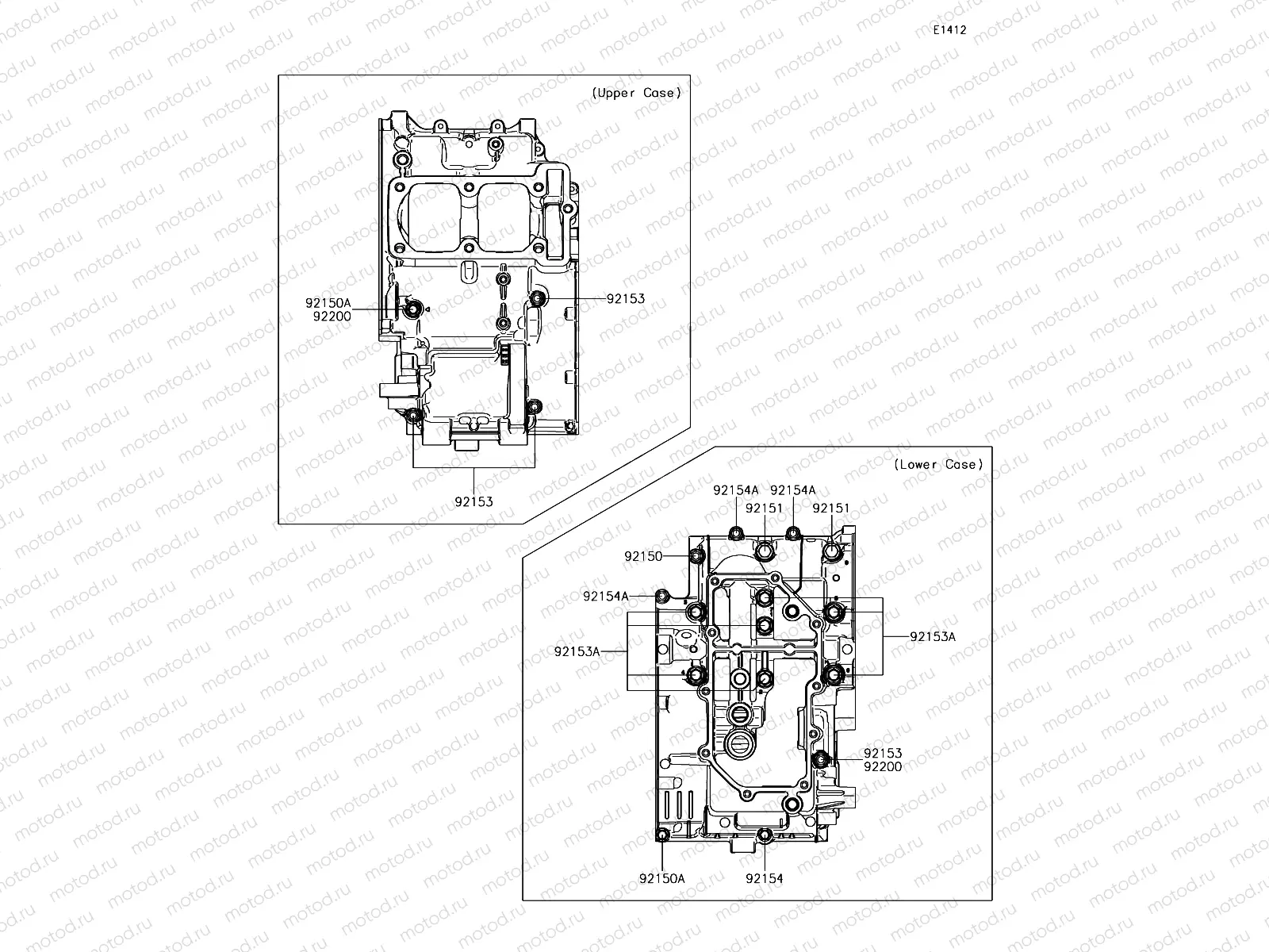 Crankcase Bolt Pattern