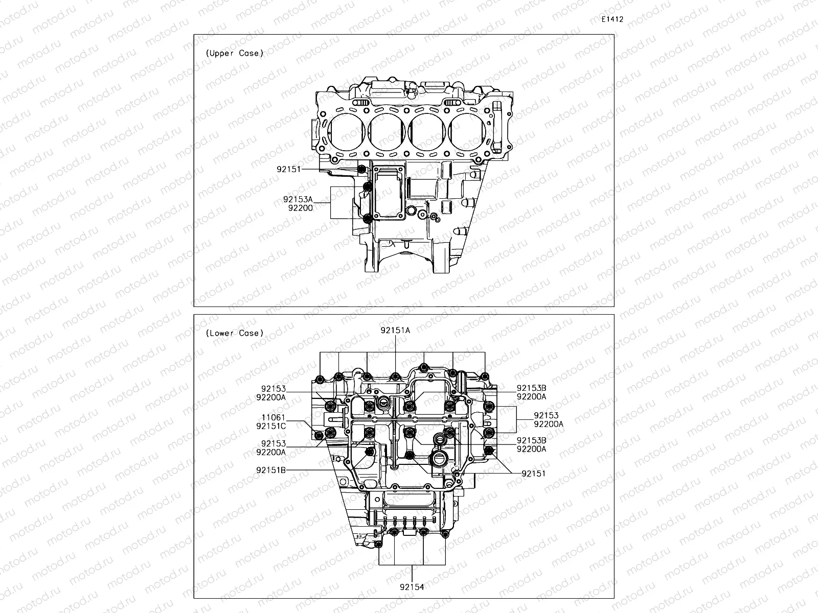 Crankcase Bolt Pattern