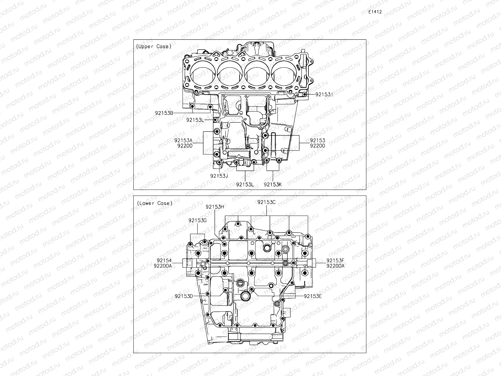 Crankcase Bolt Pattern