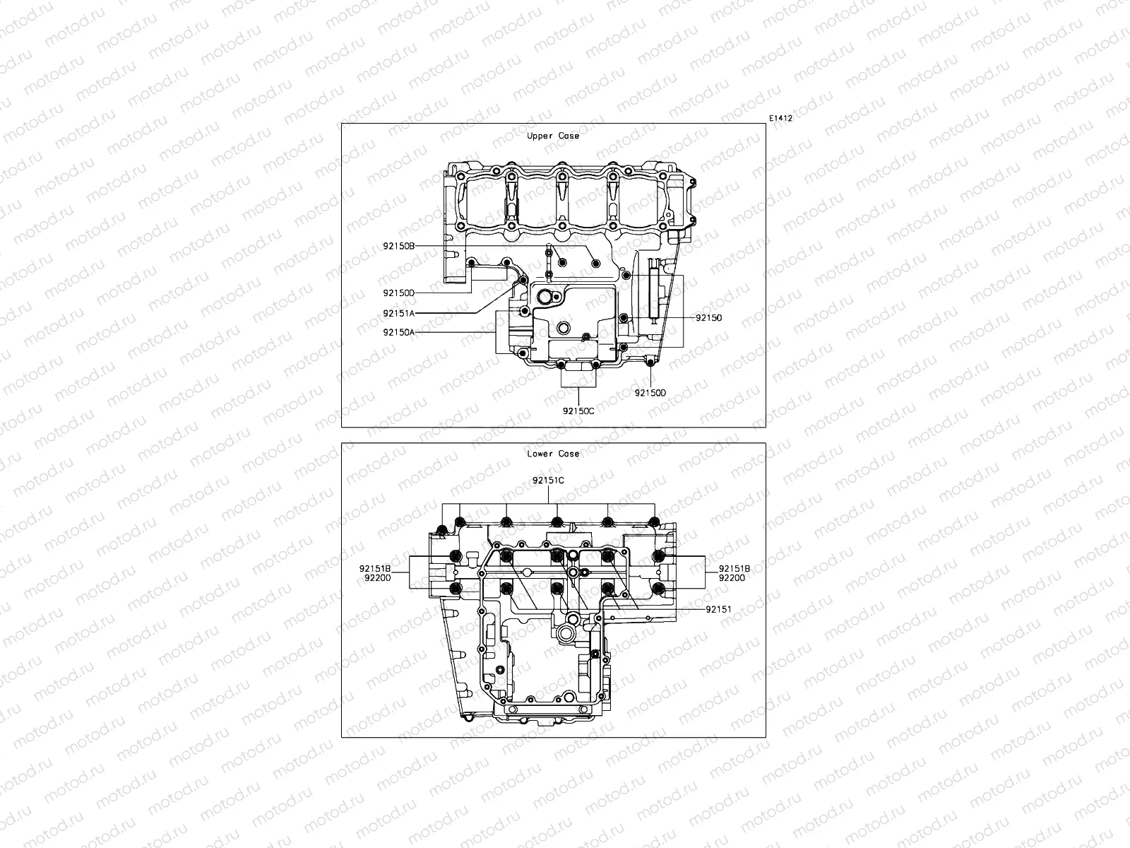 Crankcase Bolt Pattern