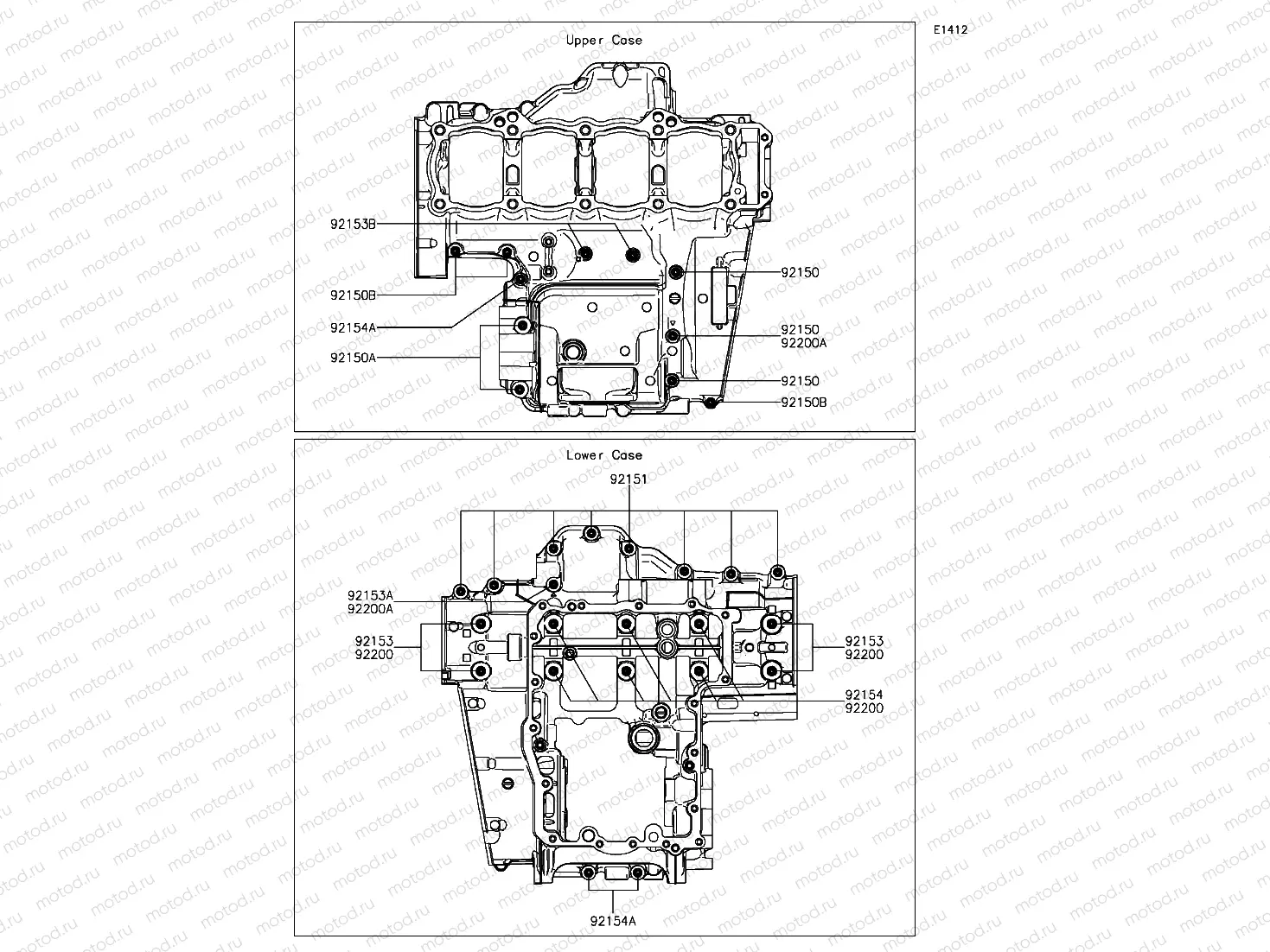 Crankcase Bolt Pattern