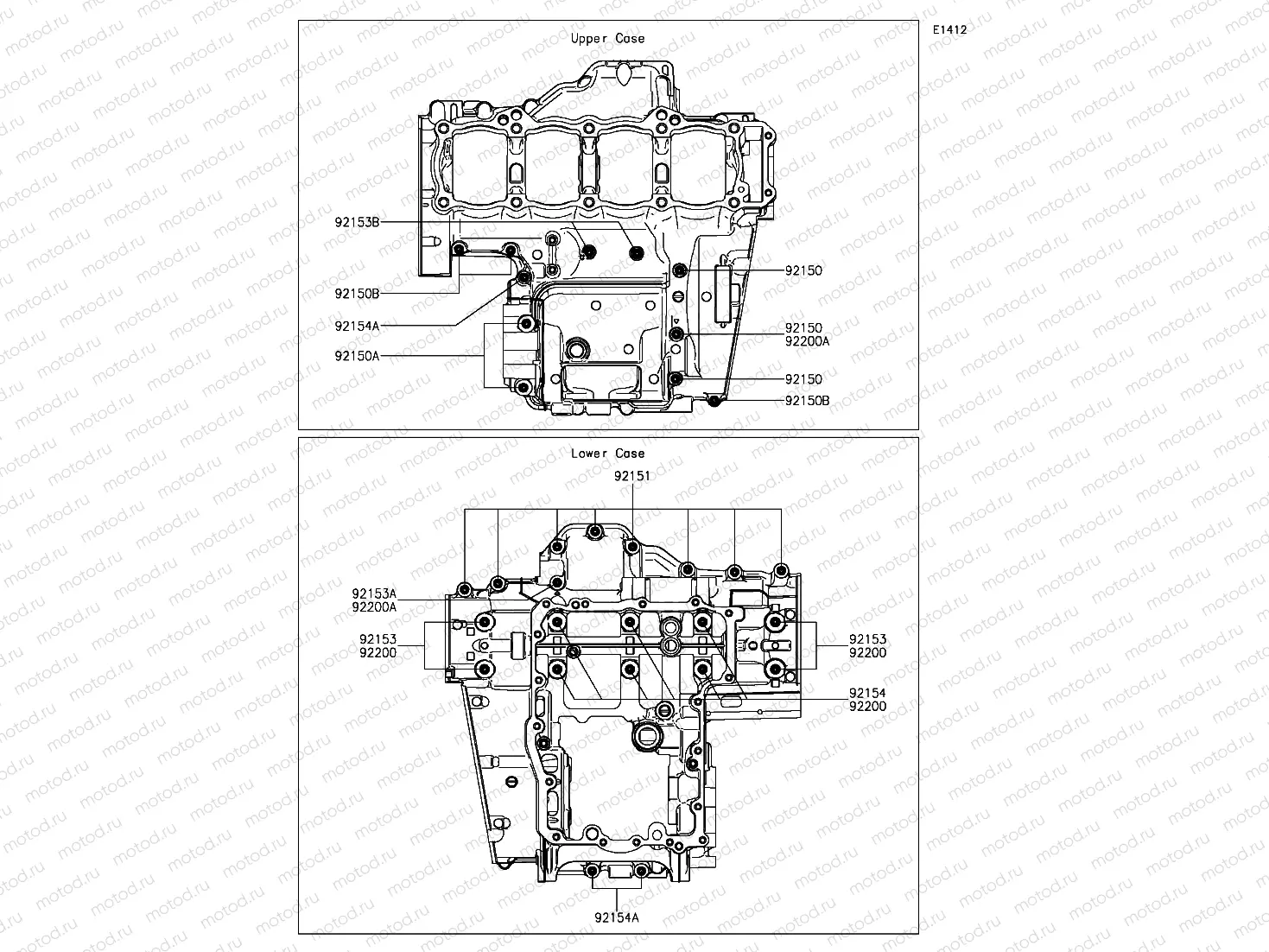 Crankcase Bolt Pattern