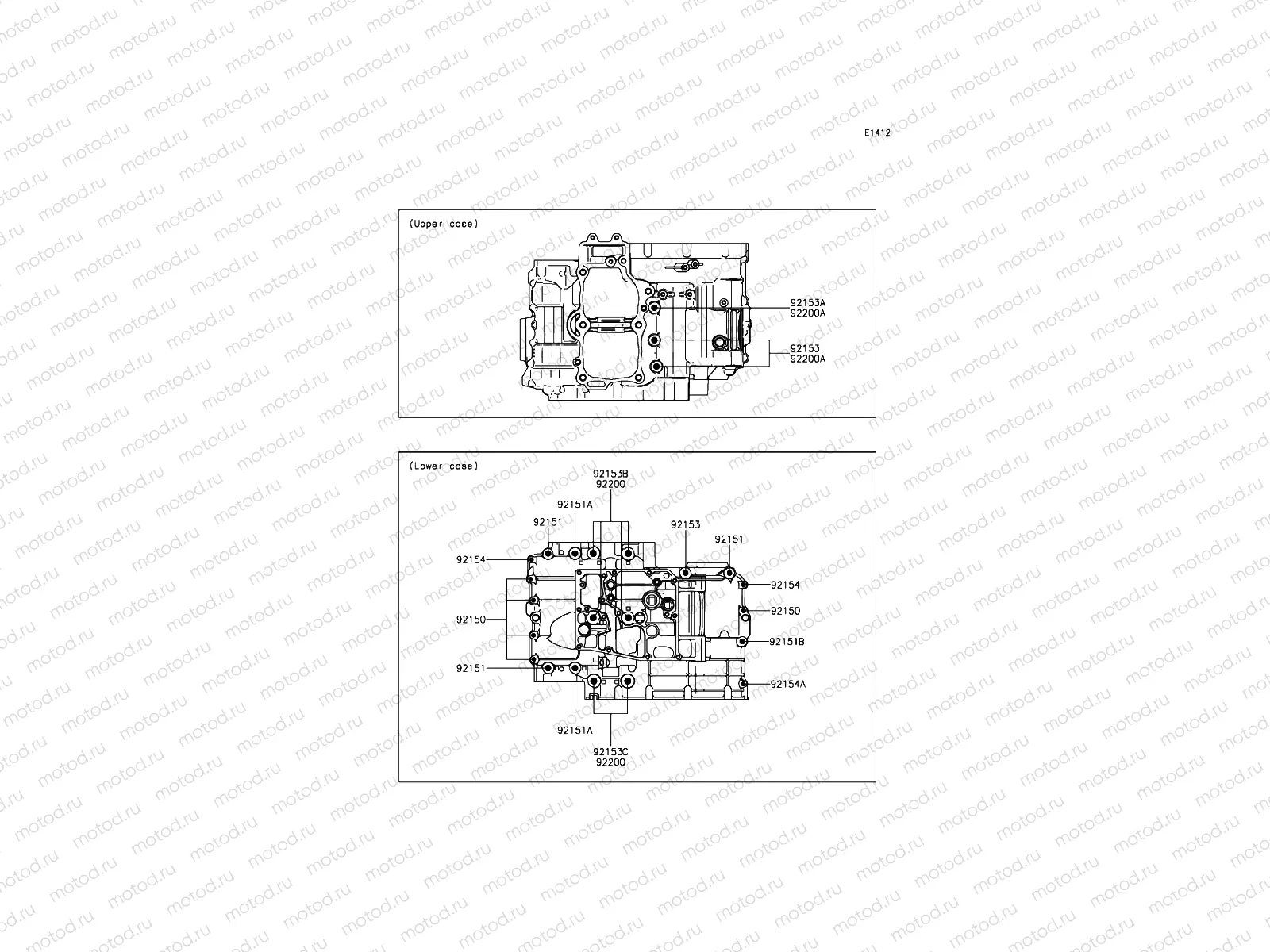 Crankcase Bolt Pattern