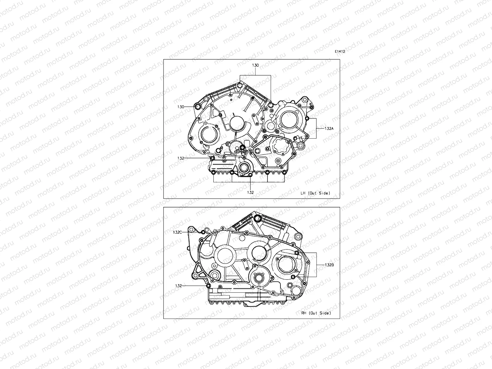 Crankcase Bolt Pattern