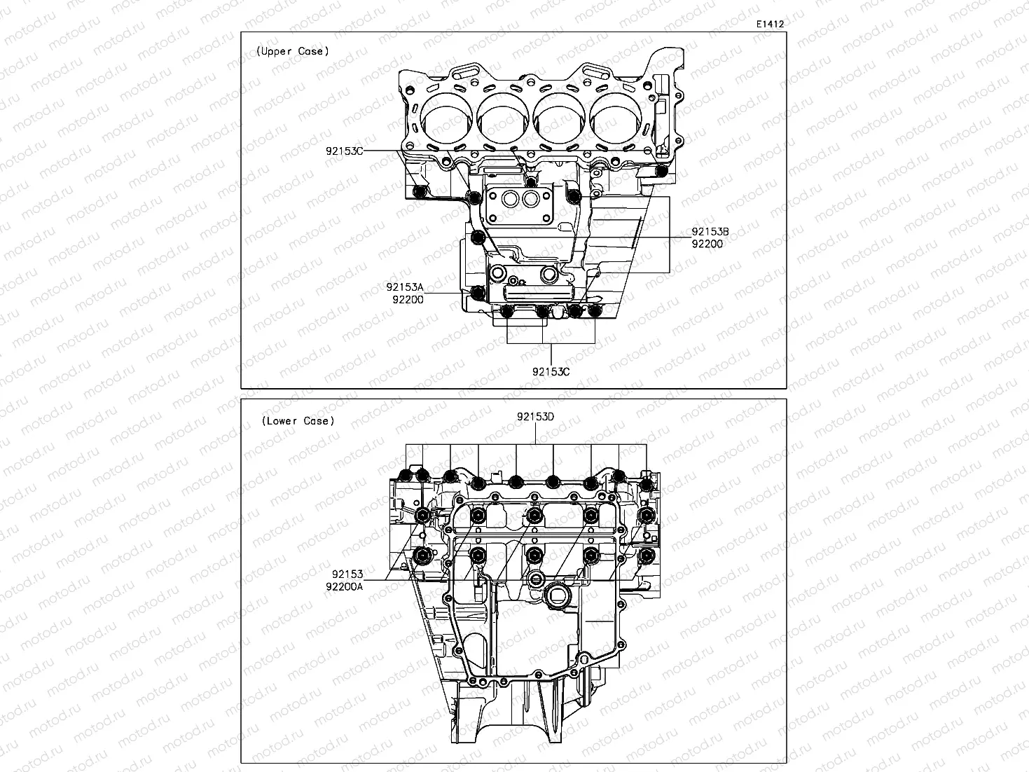 Crankcase Bolt Pattern