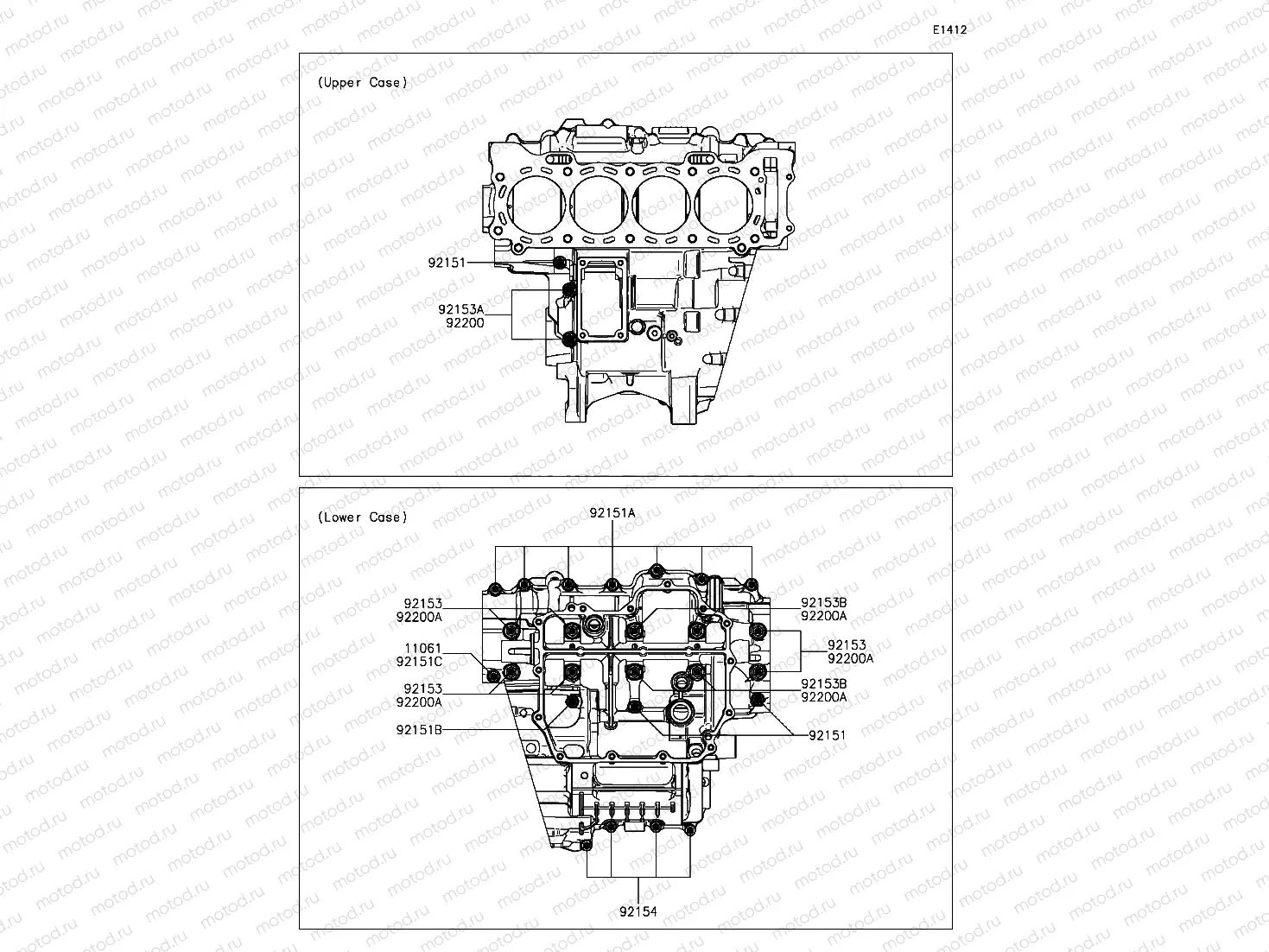 Crankcase Bolt Pattern