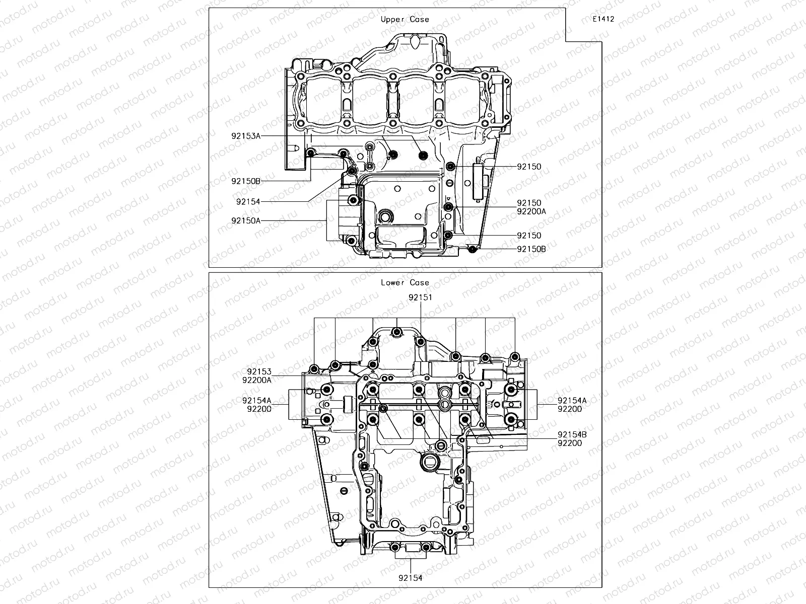 Crankcase Bolt Pattern
