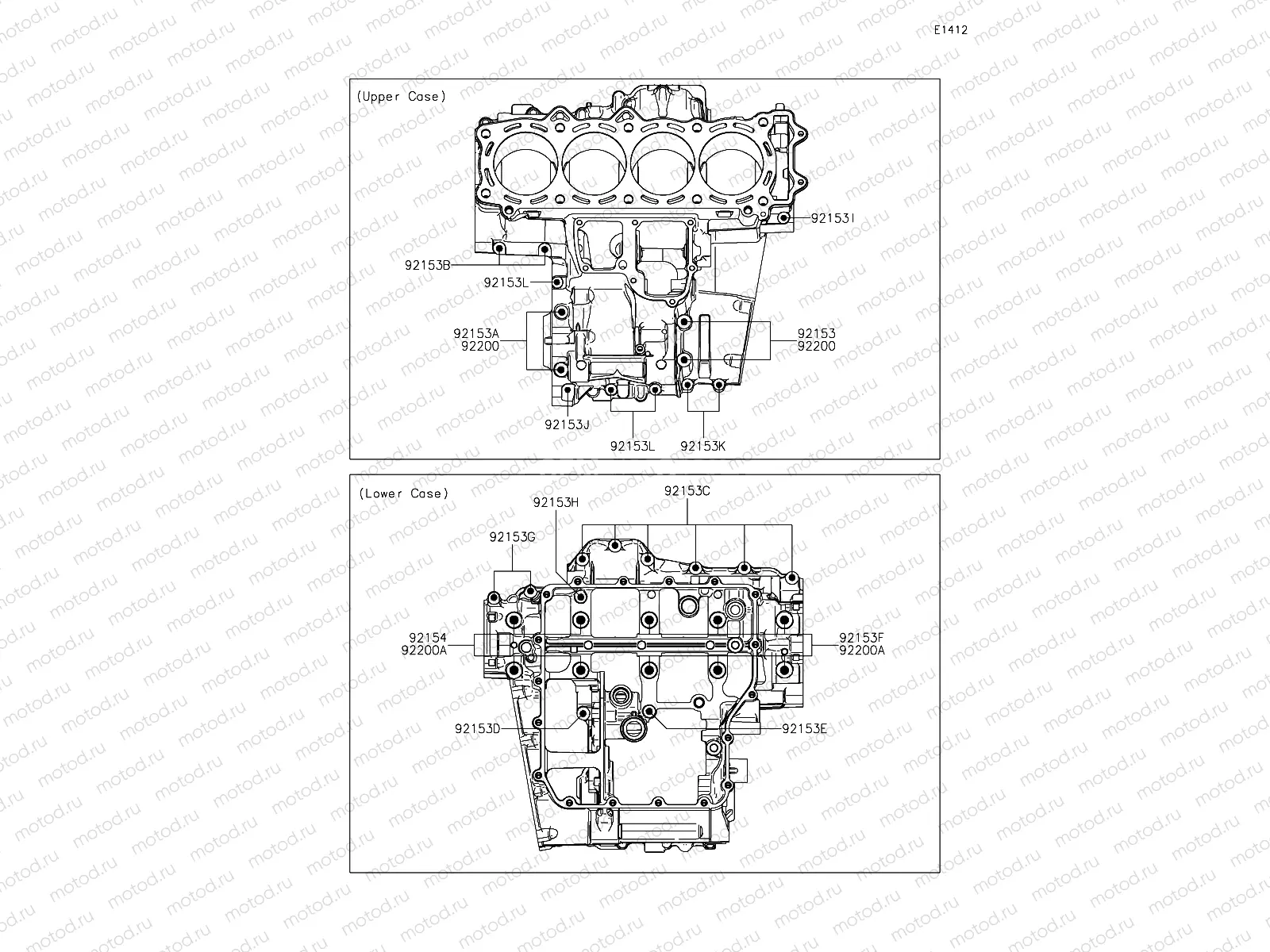 Crankcase Bolt Pattern