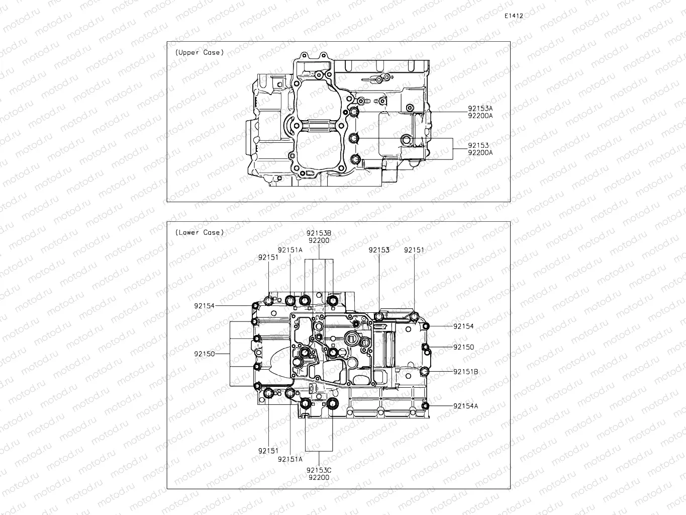 Crankcase Bolt Pattern