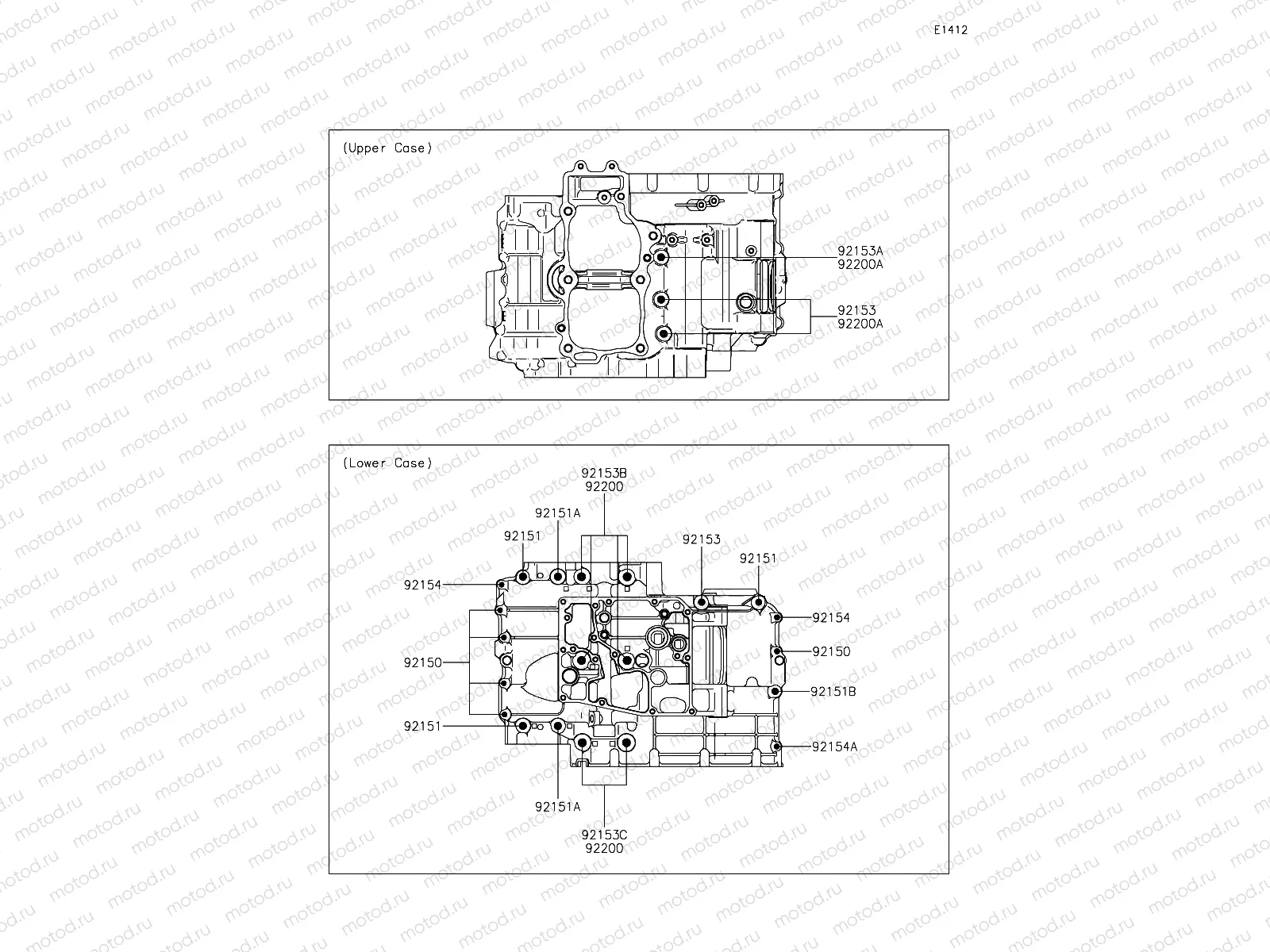 Crankcase Bolt Pattern