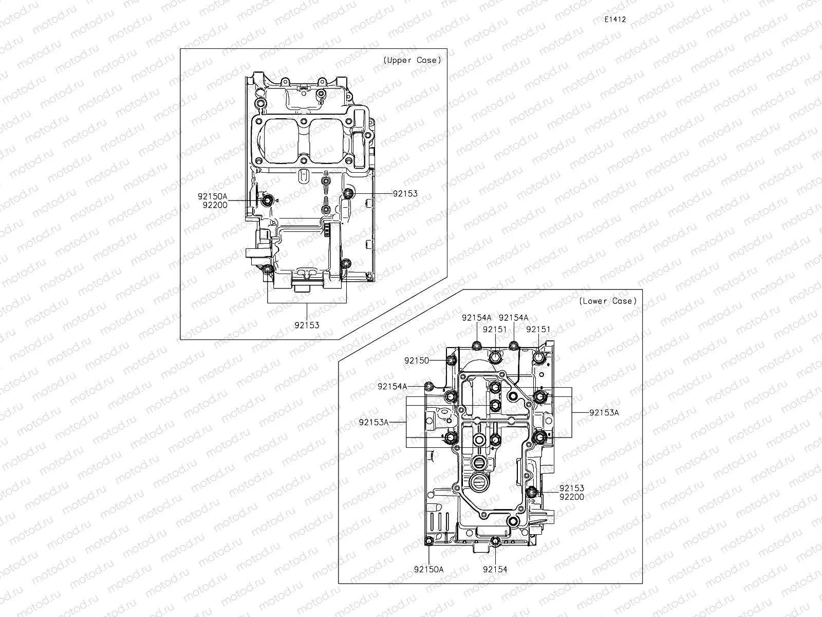 Crankcase Bolt Pattern