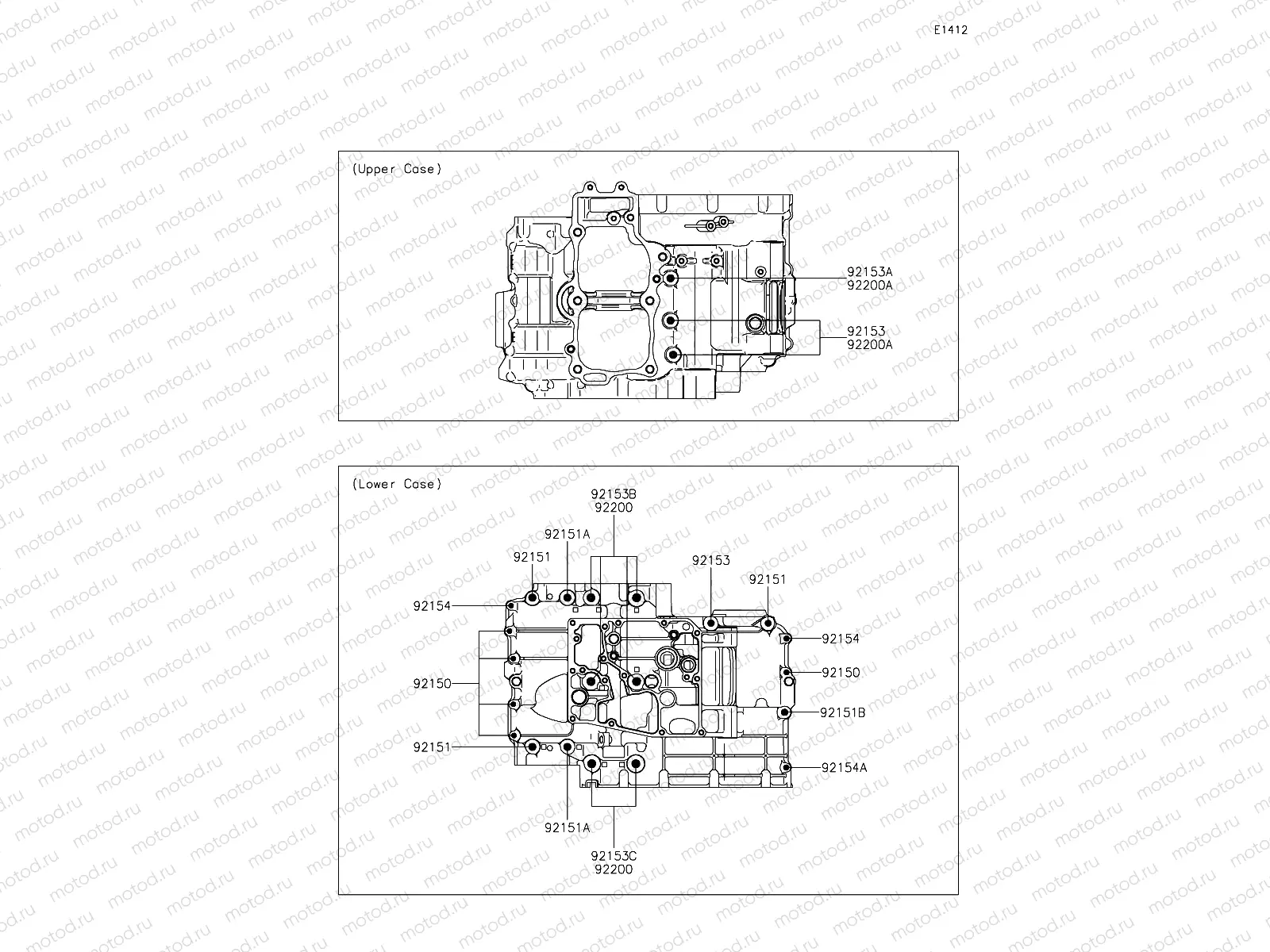 Crankcase Bolt Pattern