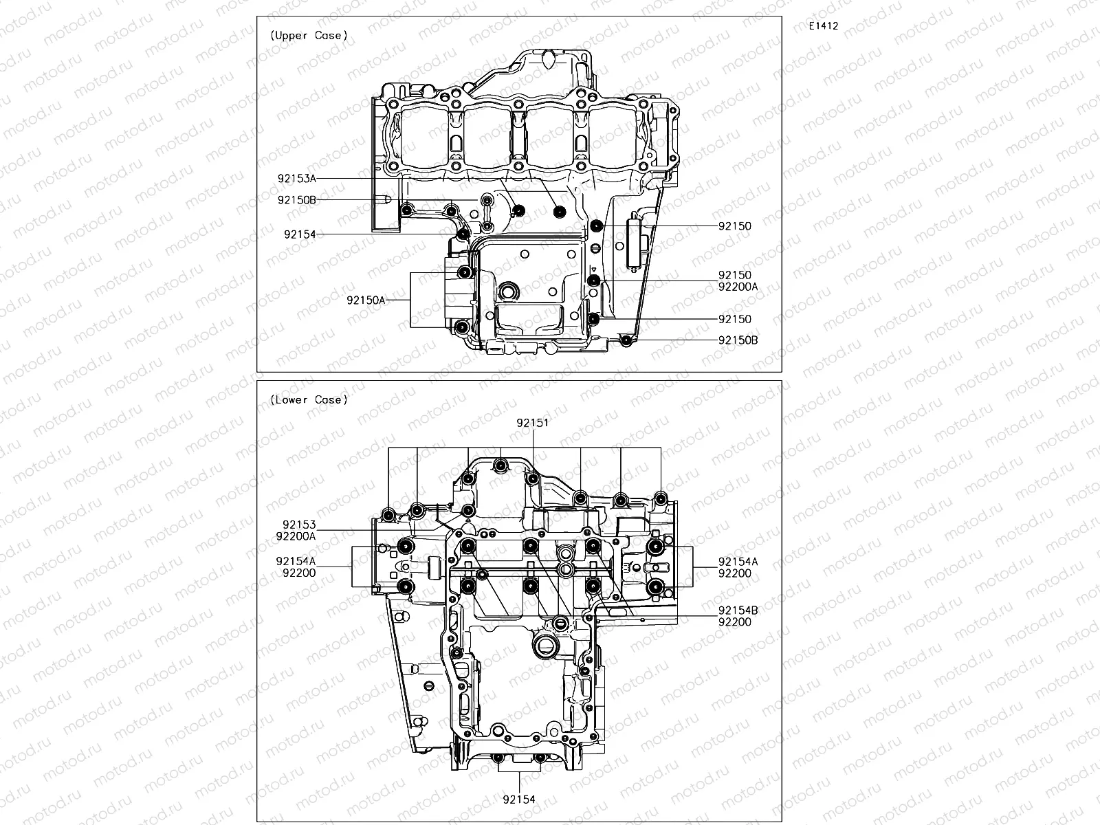 Crankcase Bolt Pattern