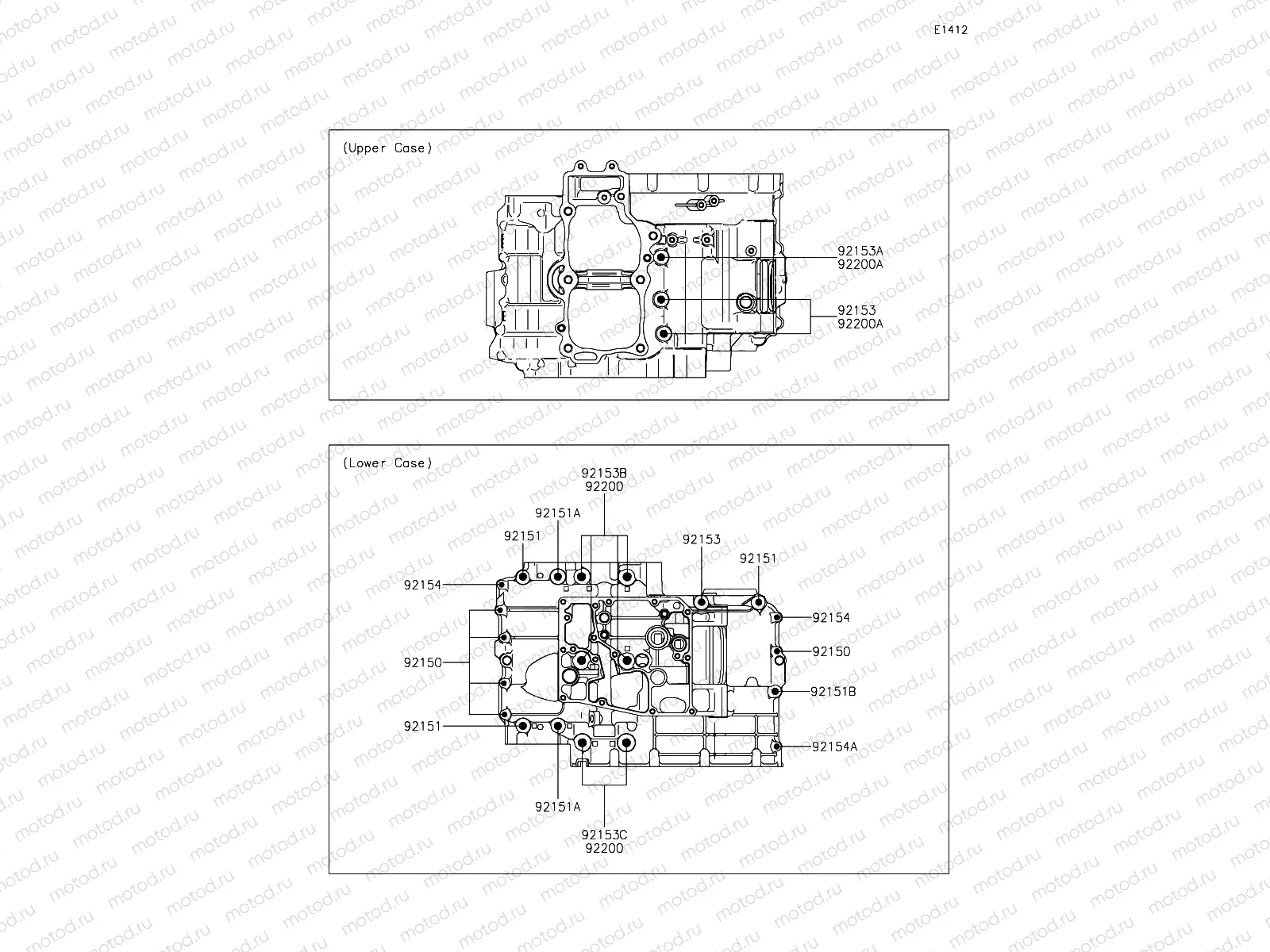 Crankcase Bolt Pattern