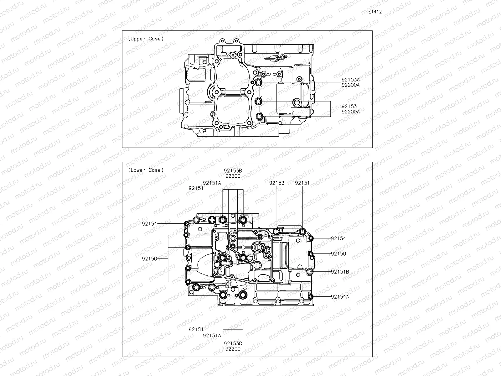 Crankcase Bolt Pattern