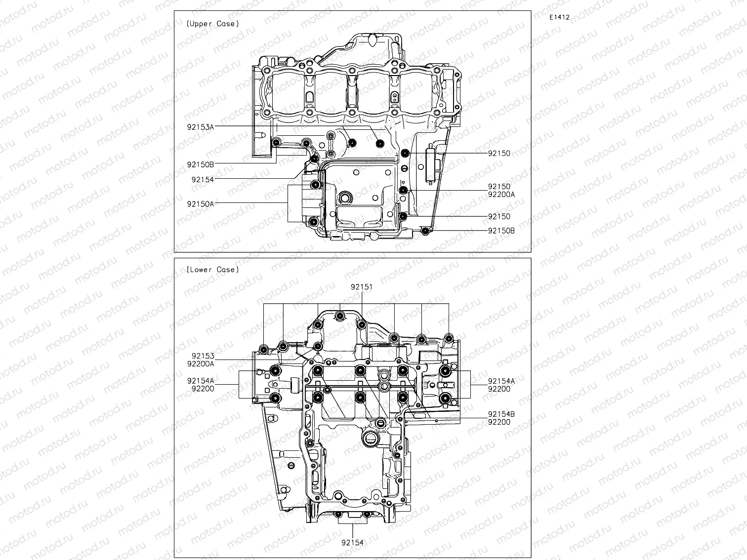 Crankcase Bolt Pattern