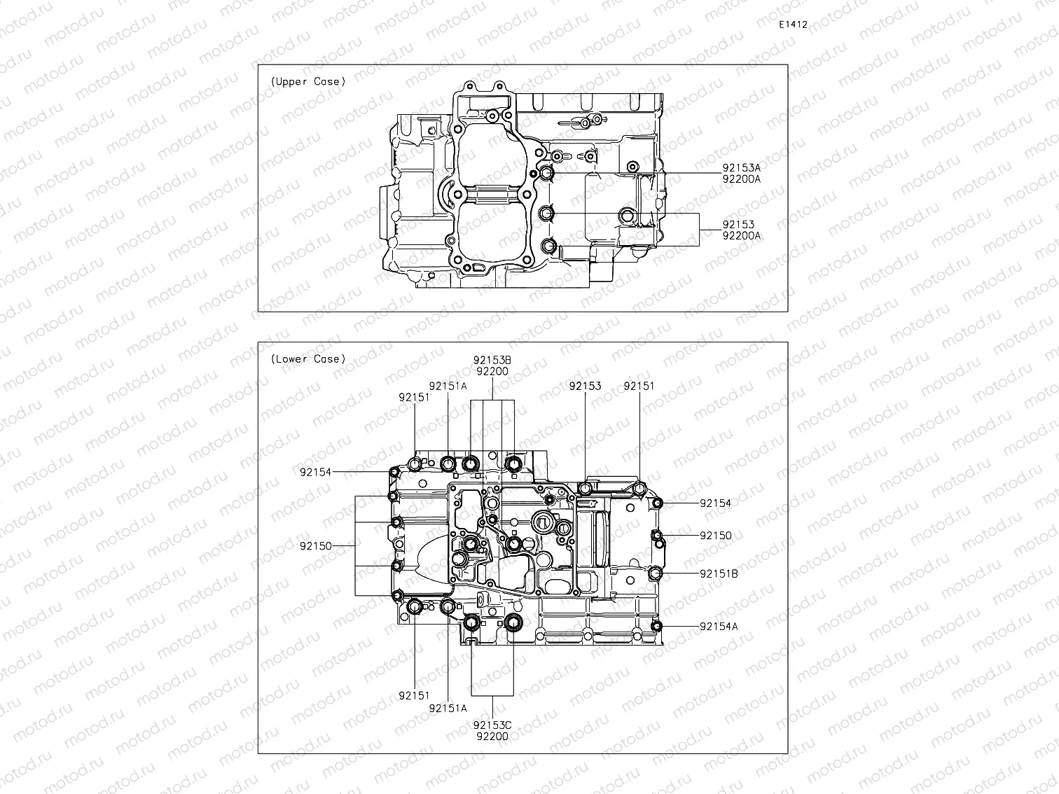 Crankcase Bolt Pattern