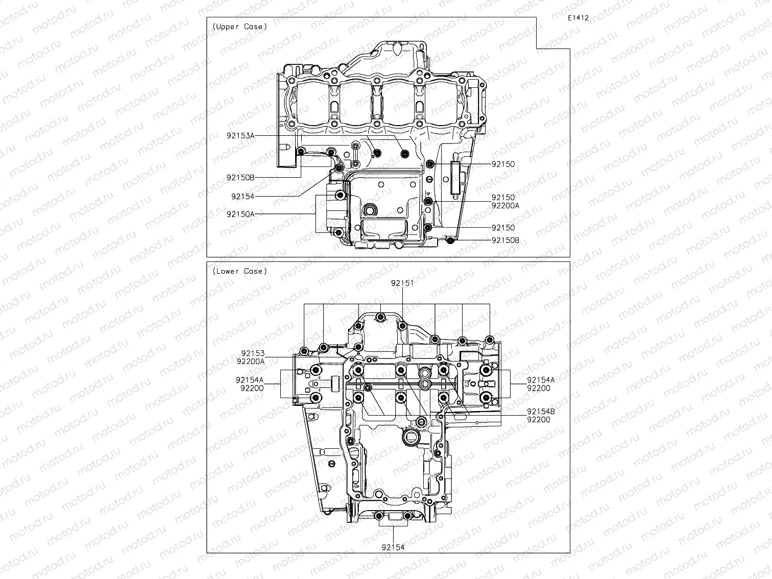 Crankcase Bolt Pattern