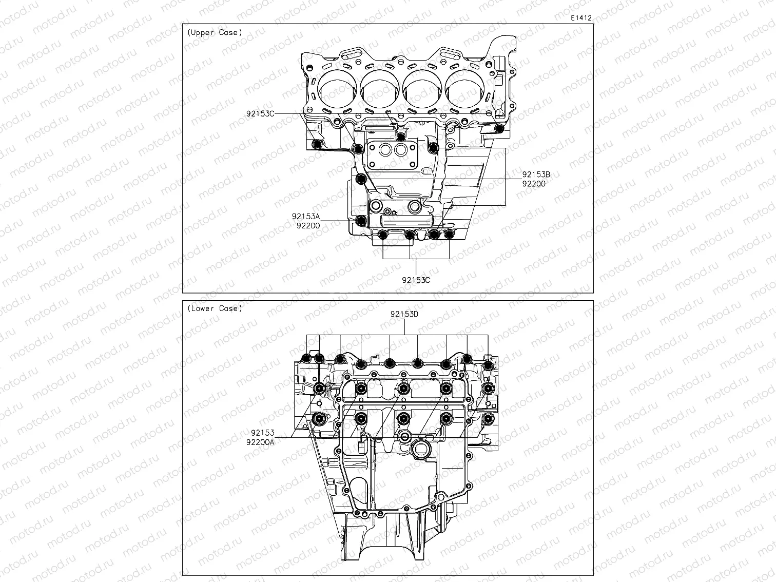 Crankcase Bolt Pattern