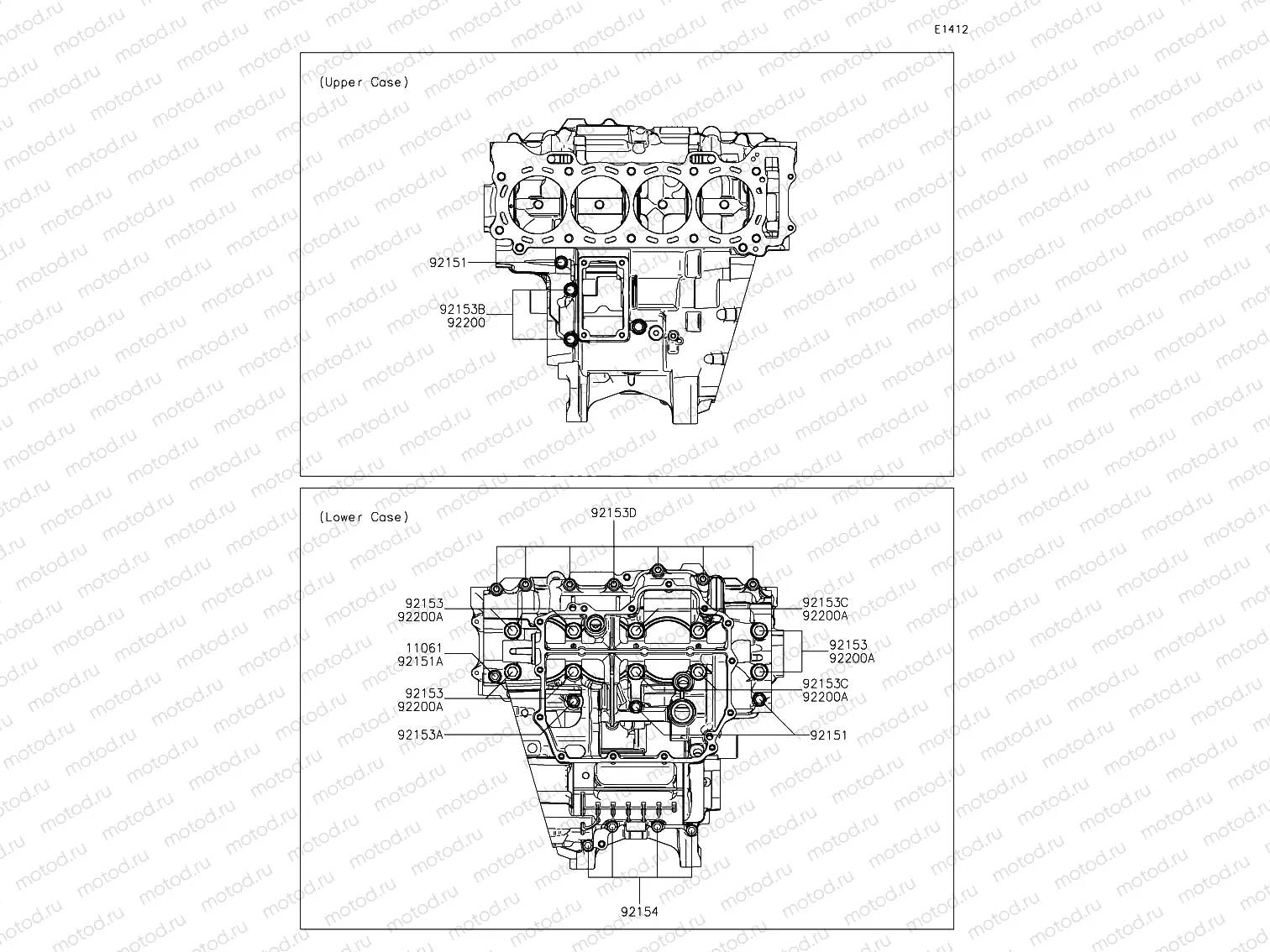 Crankcase Bolt Pattern
