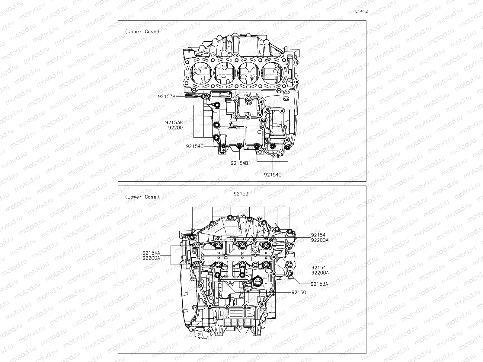 Crankcase Bolt Pattern