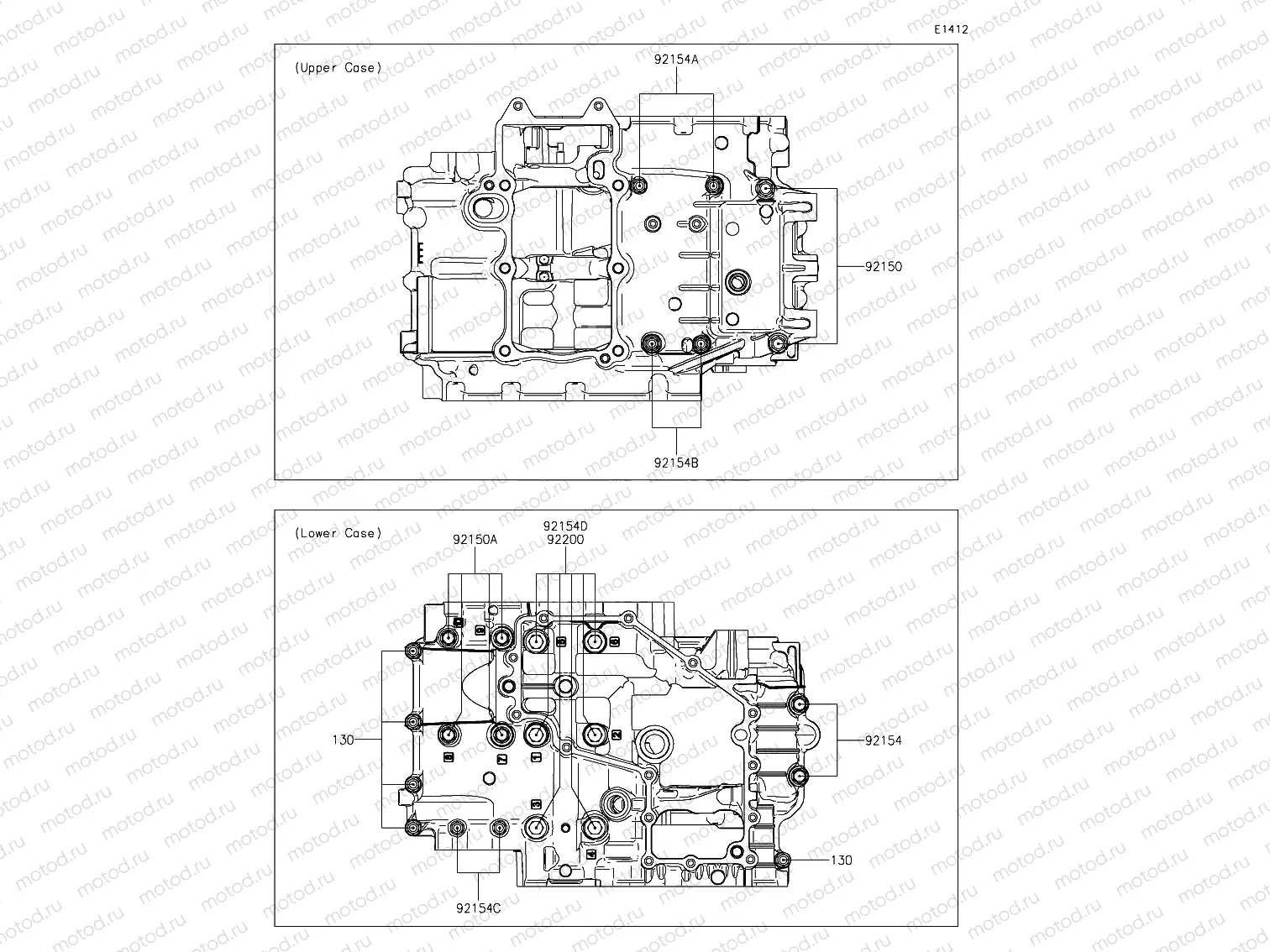 Crankcase bolts