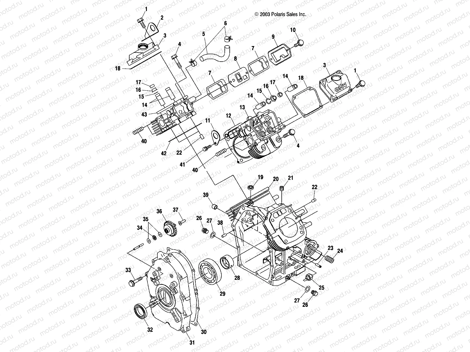 CRANKCASE - C11RB63AA/AB (4985628562C09) | CRANKCASE - C11RB63AA/AB (4985628562C09)