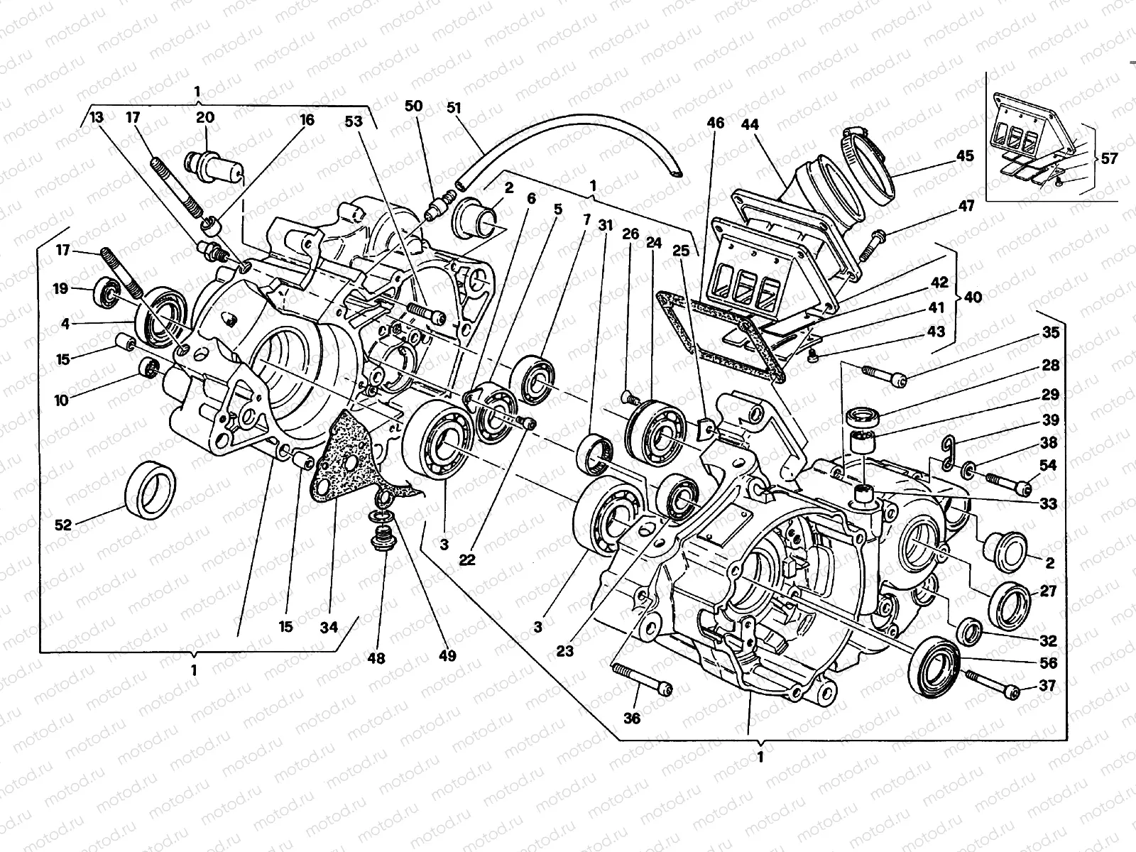 CRANKCASE CARTER