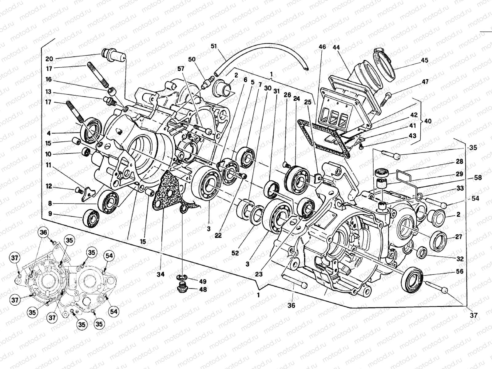 CRANKCASE CARTER