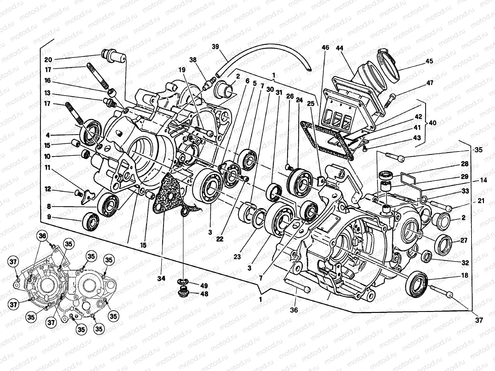 CRANKCASE CARTER